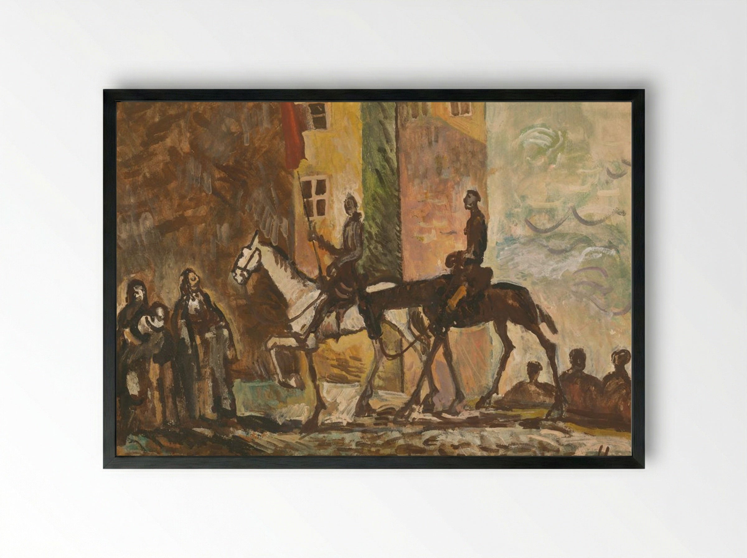 Victorious Return - Cyprián Majerník - Framed Print Black