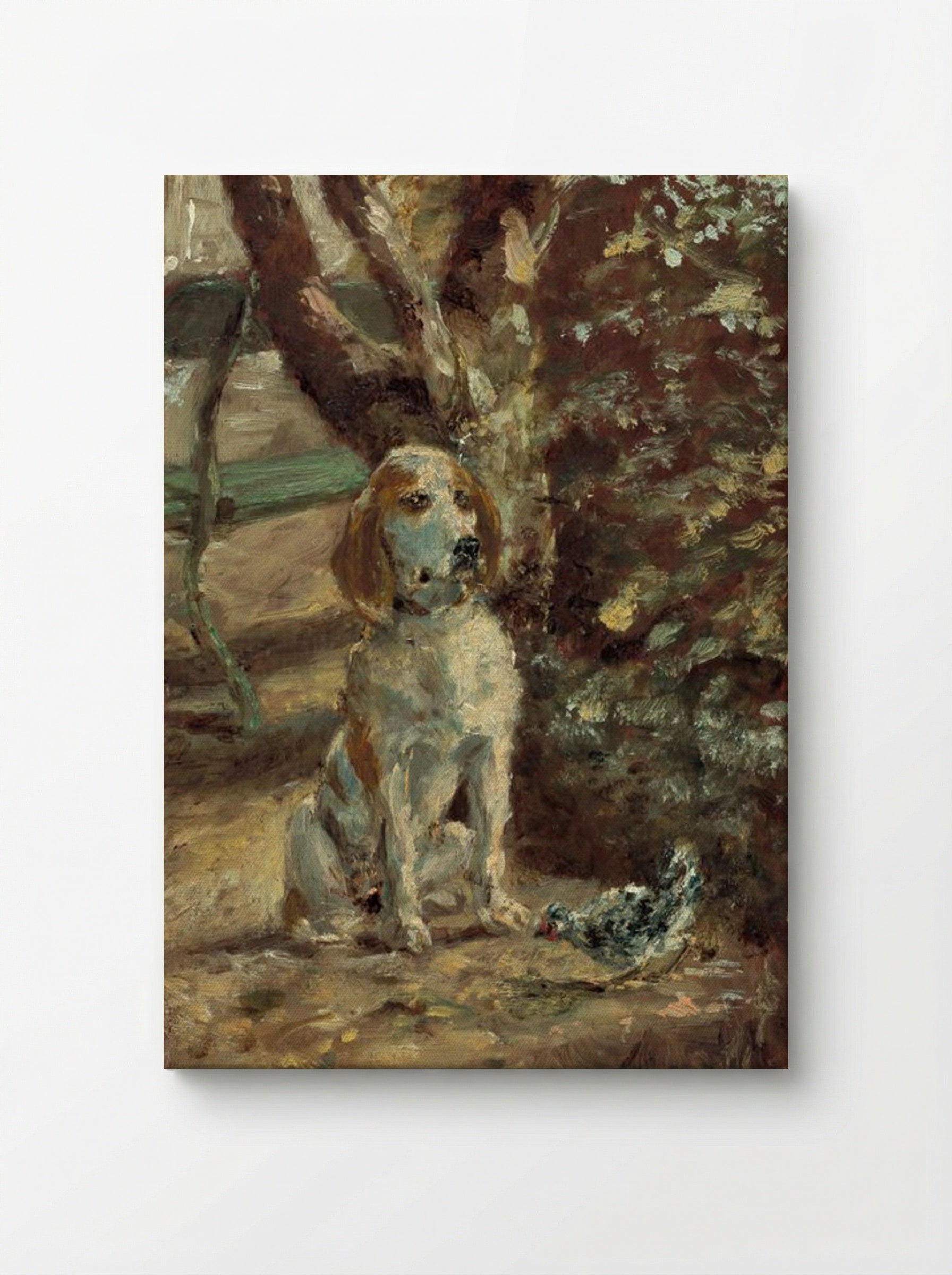 The Artist's Dog, Flèche - Henri de Toulouse-Lautrec - Canvas