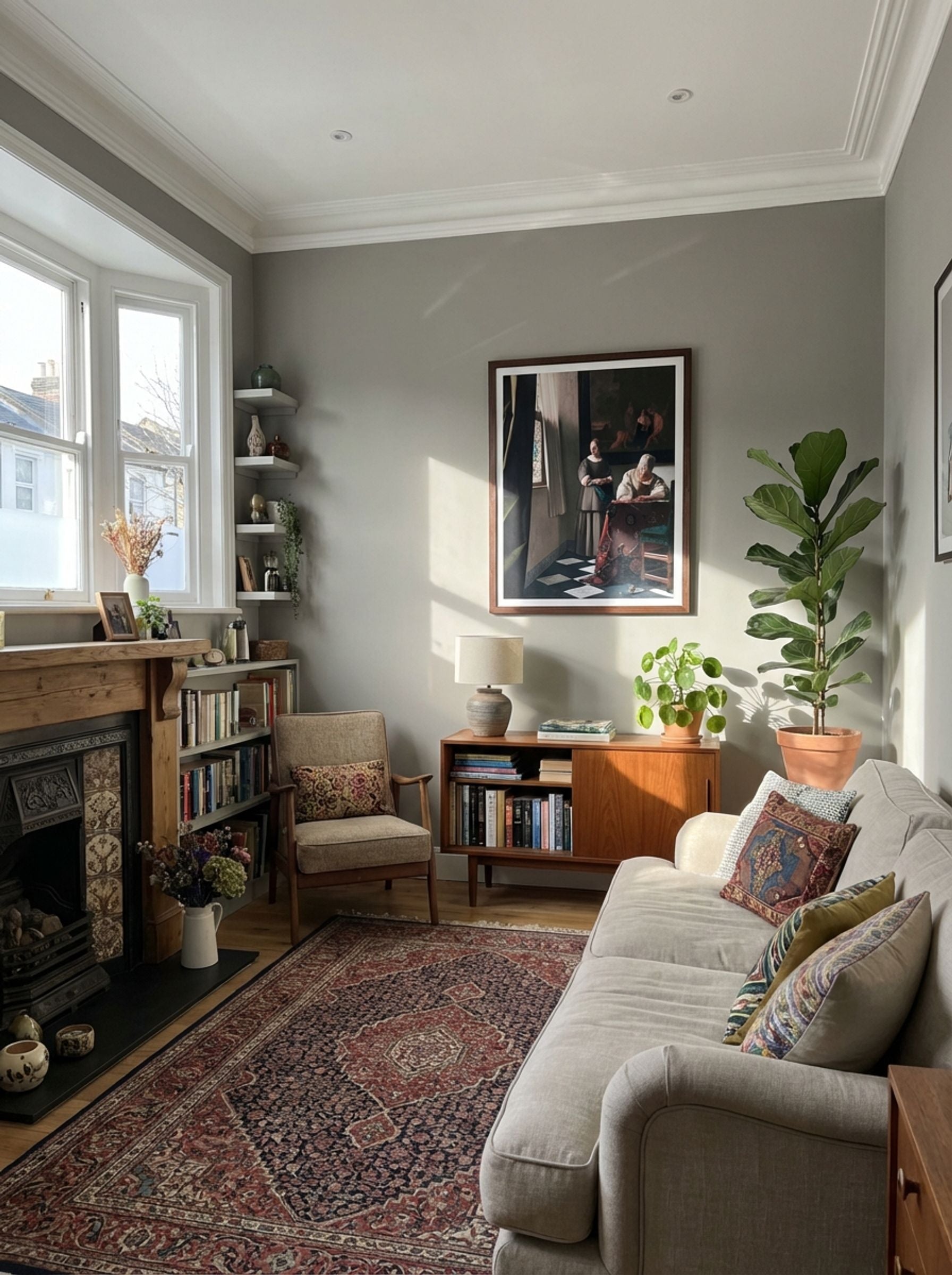 Lady Writing a Letter with her Maid - Johannes Vermeer - Lifestyle