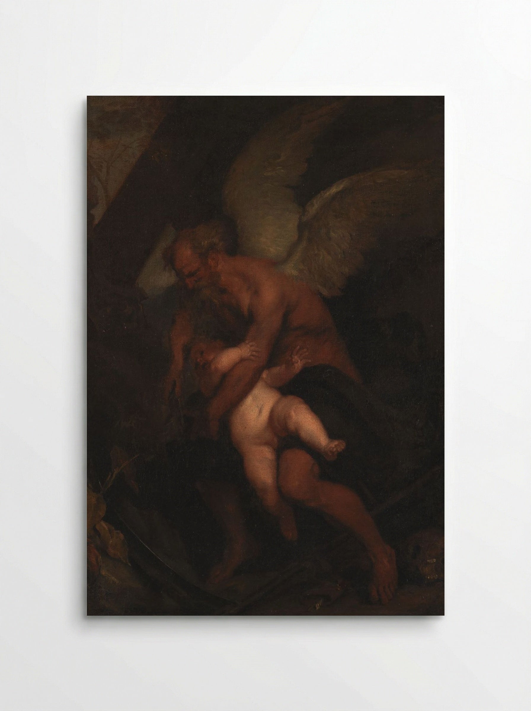 The Time that Clips Cupid's Wings - Caspar Netscher - Poster