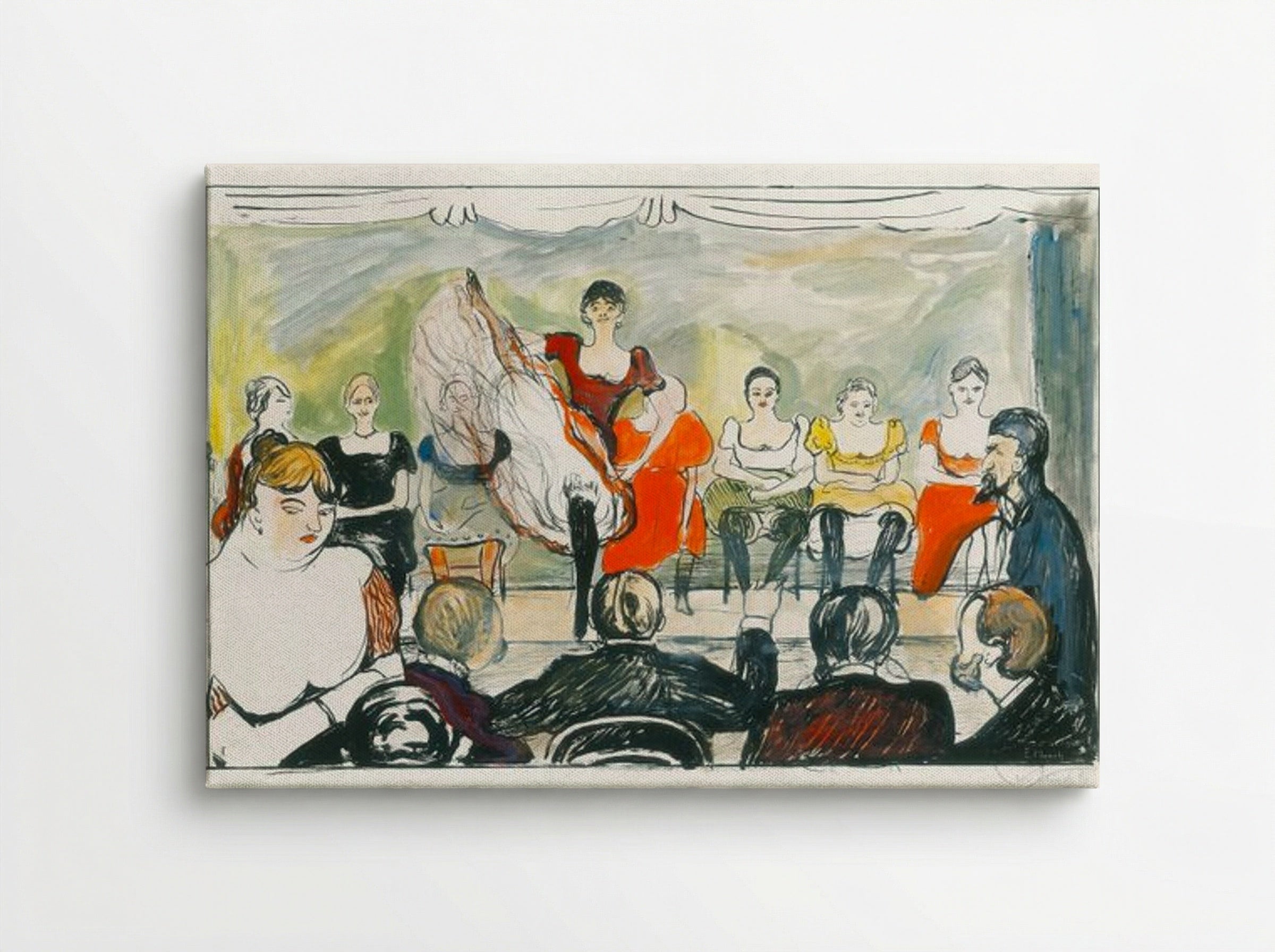 Tingeltangel - Edvard Munch - Canvas