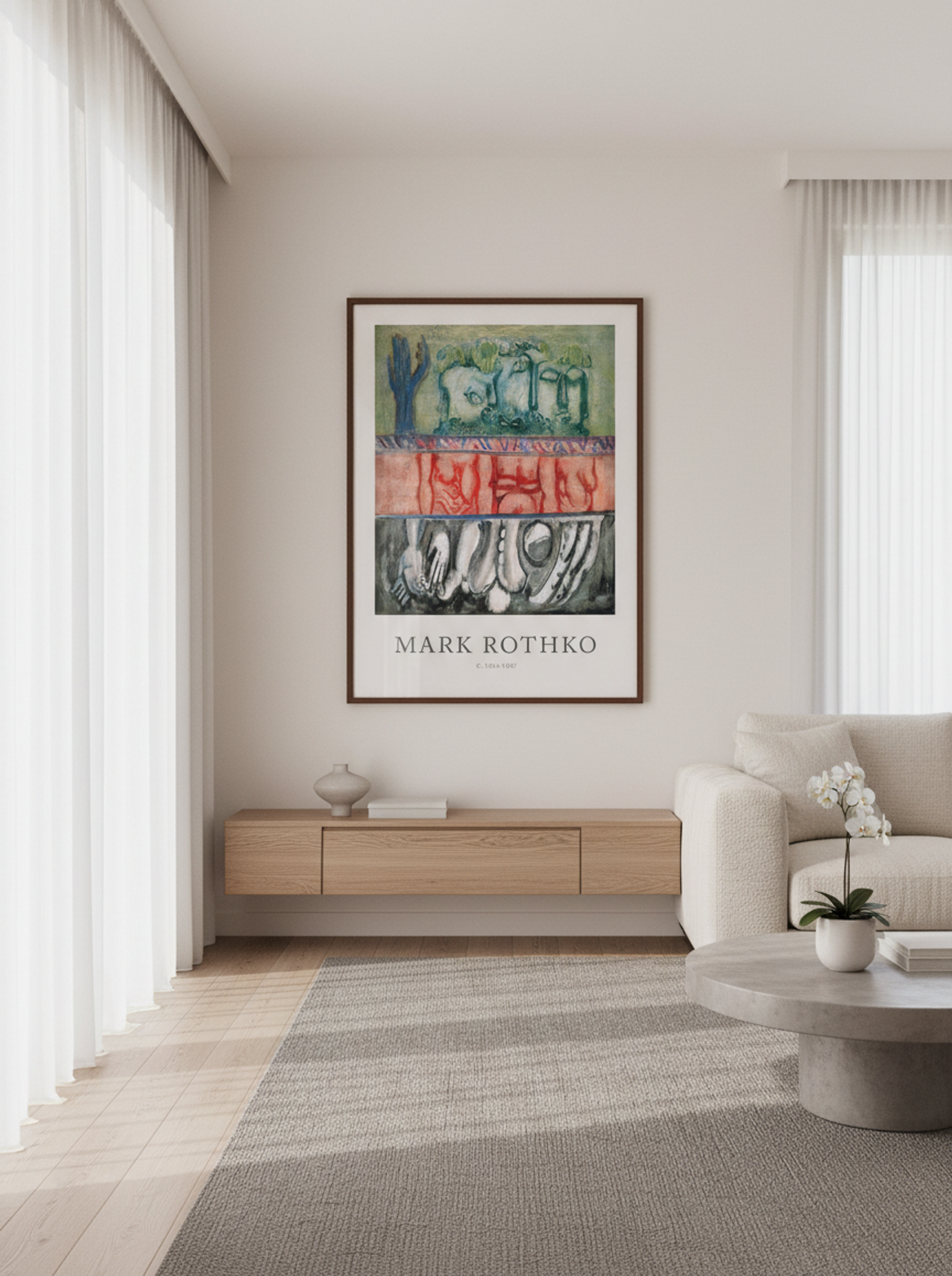 Untitled (Figurative Composition) - Mark Rothko - Lifestyle