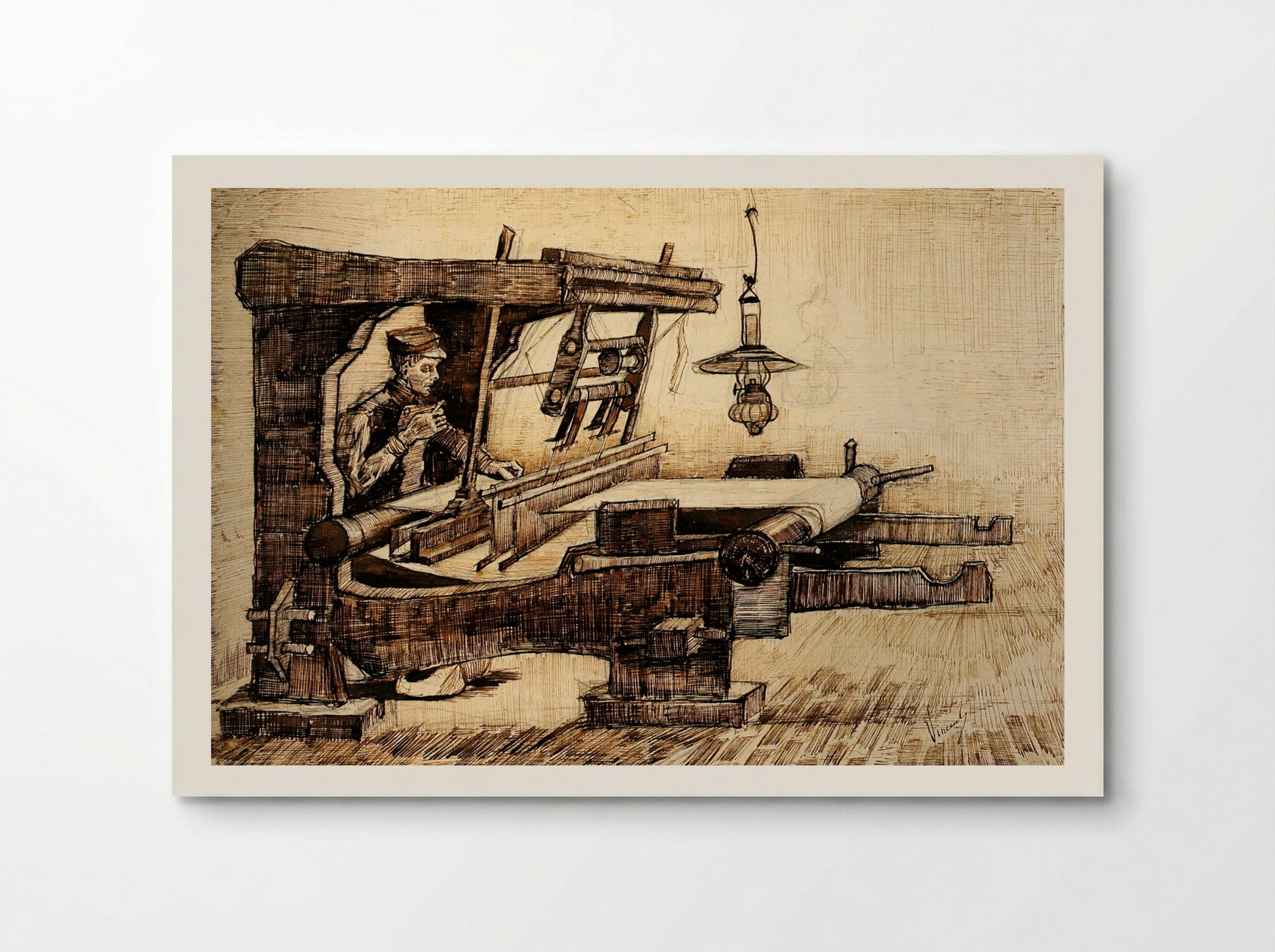 The Weaver's Shuttle - Vincent van Gogh - Poster