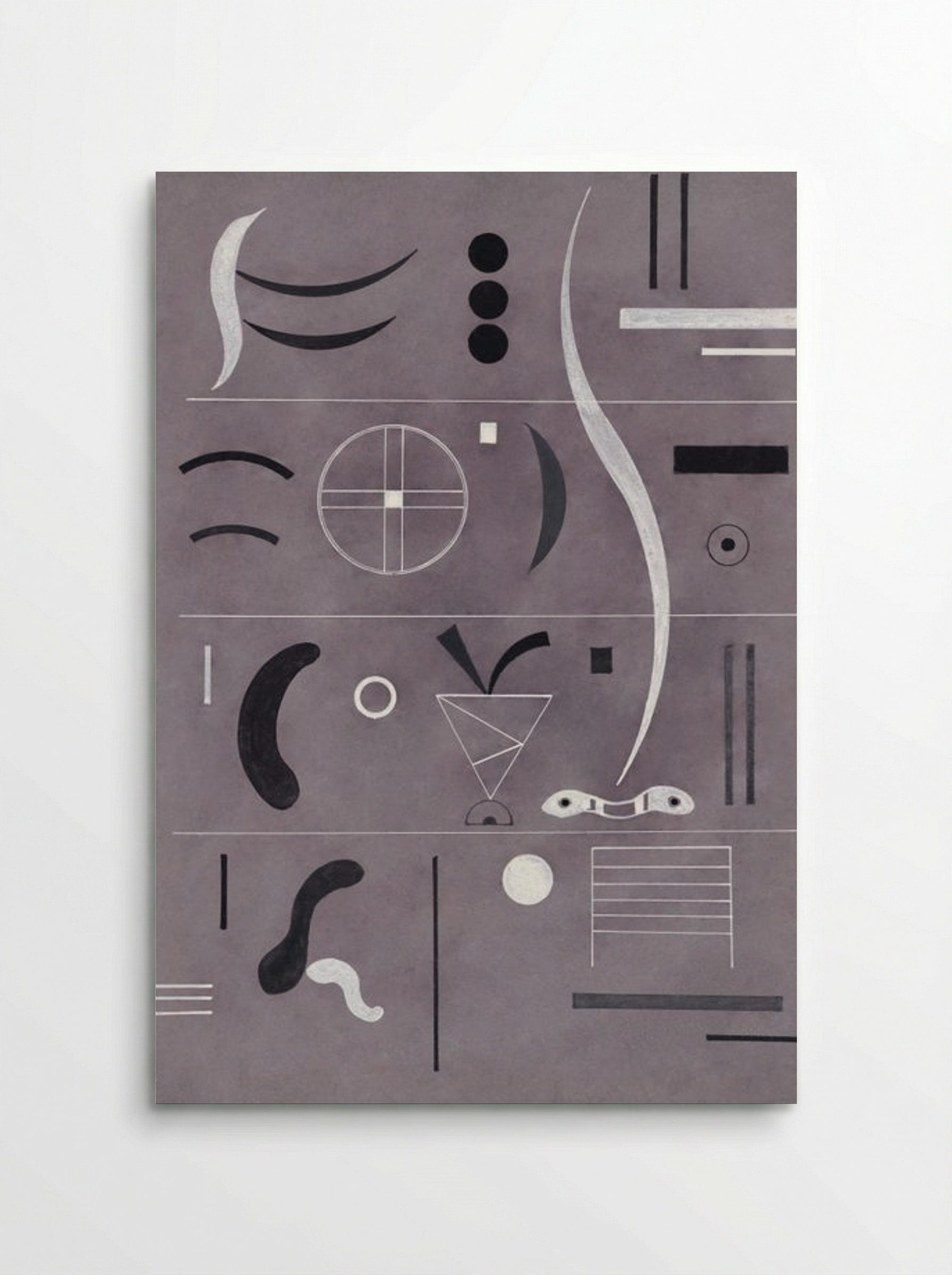 Four Parts - Wassily Kandinsky - Poster