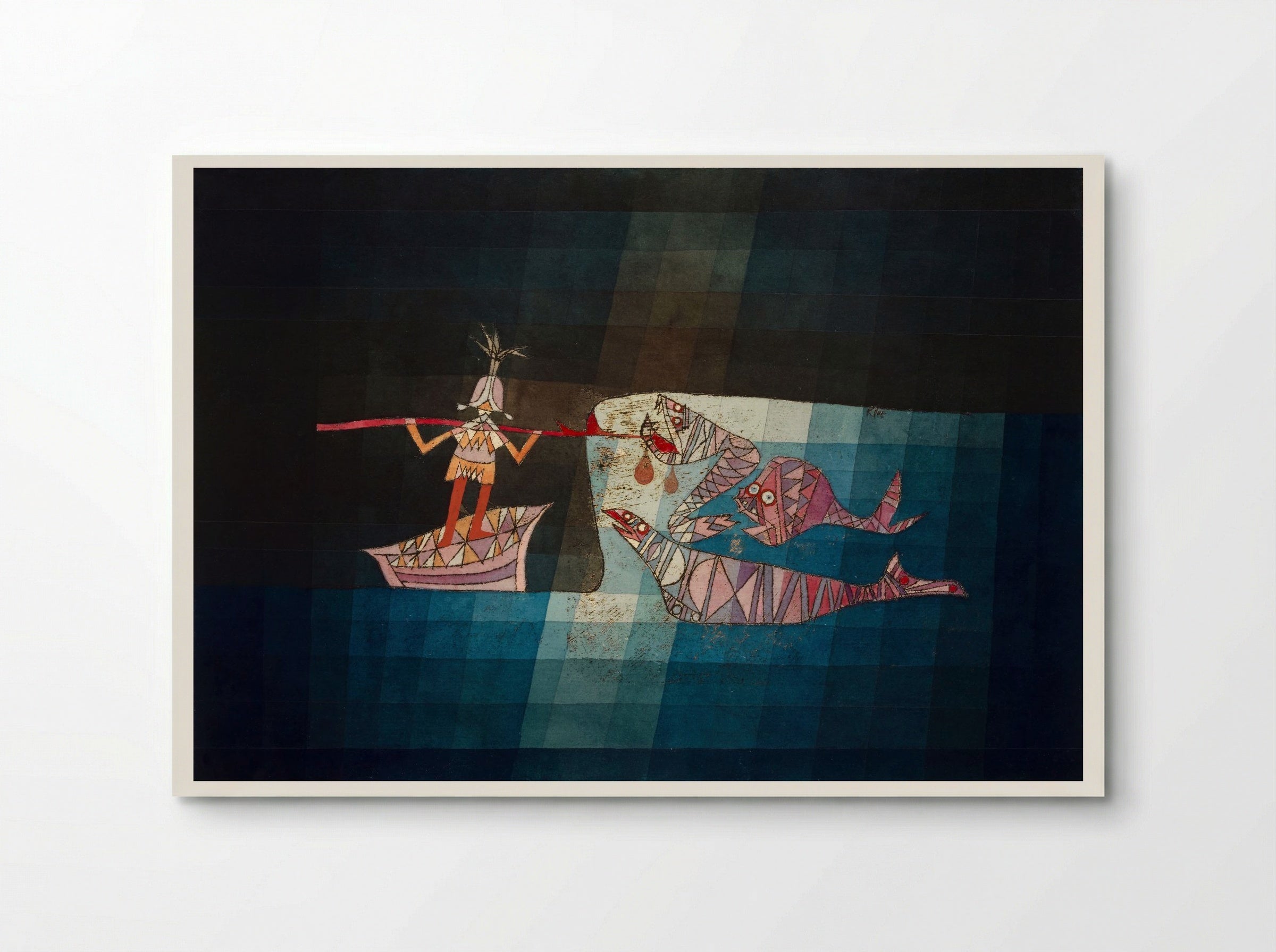 Battle Scene from 'The Seafarers' - Paul Klee - Poster