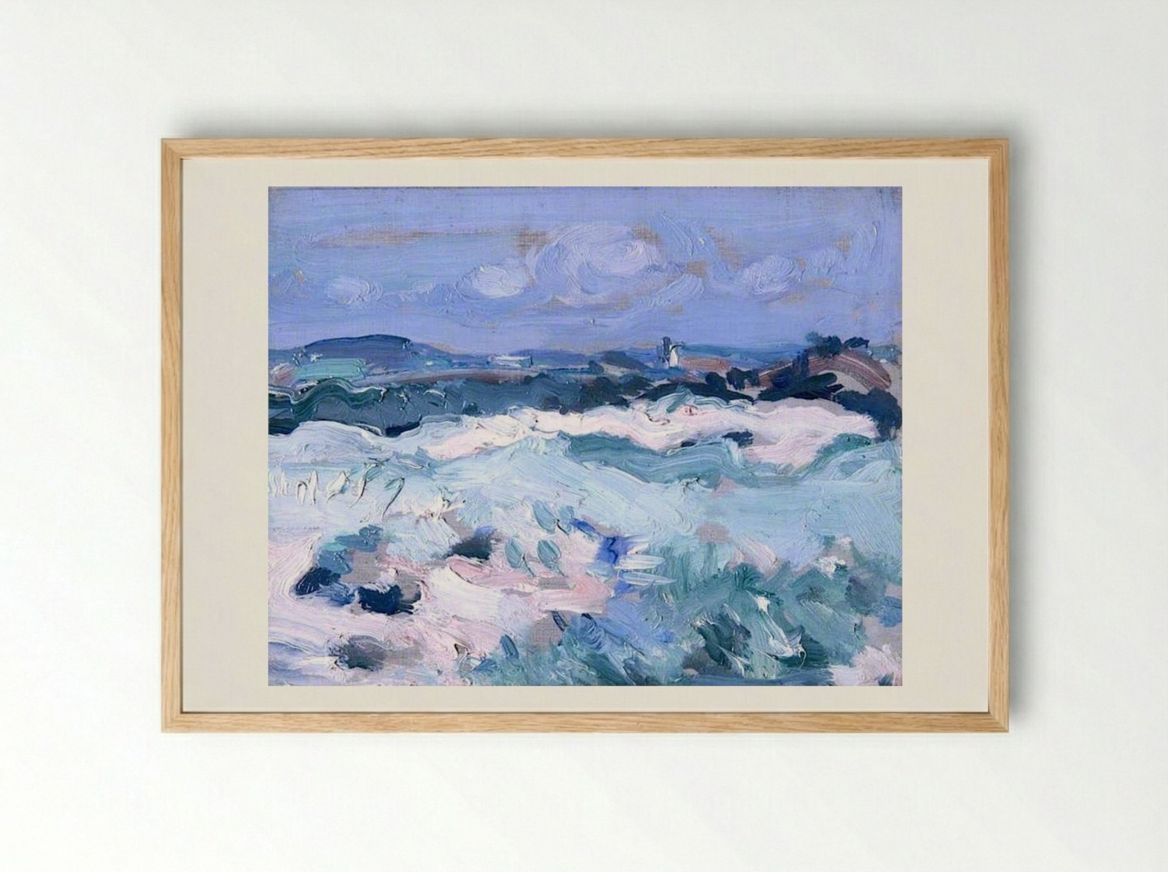 Barra - Samuel Peploe - Framed Print Wood