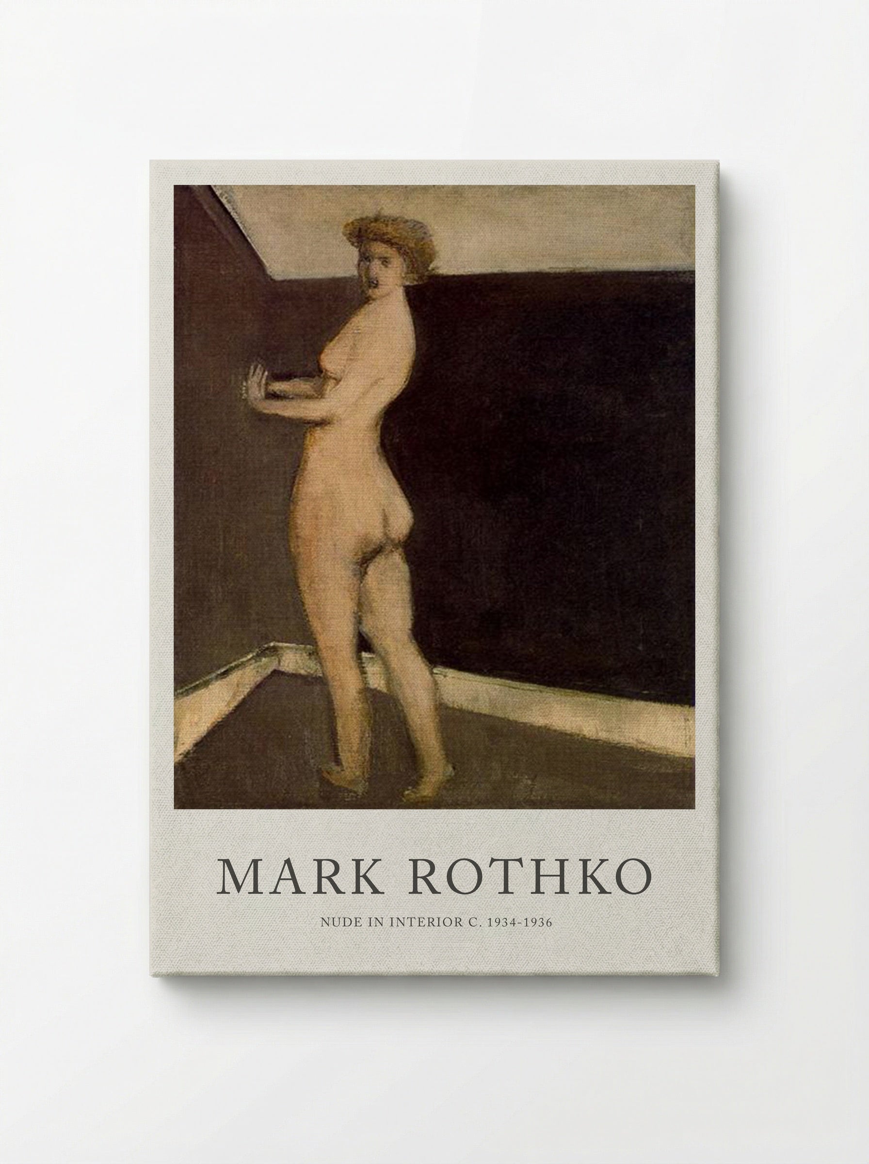 Nude in Interior - Mark Rothko - Canvas