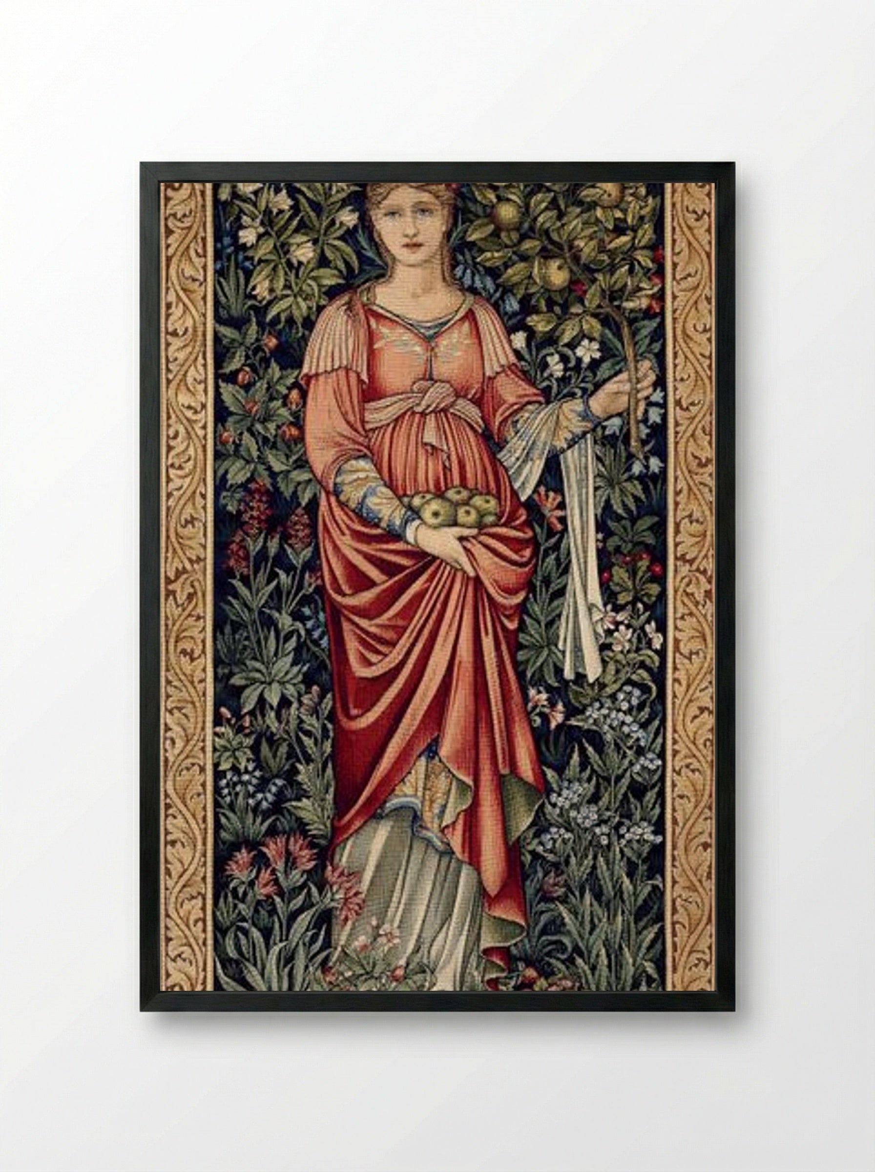 Pomona - Edward Burne-Jones - Framed Print Black