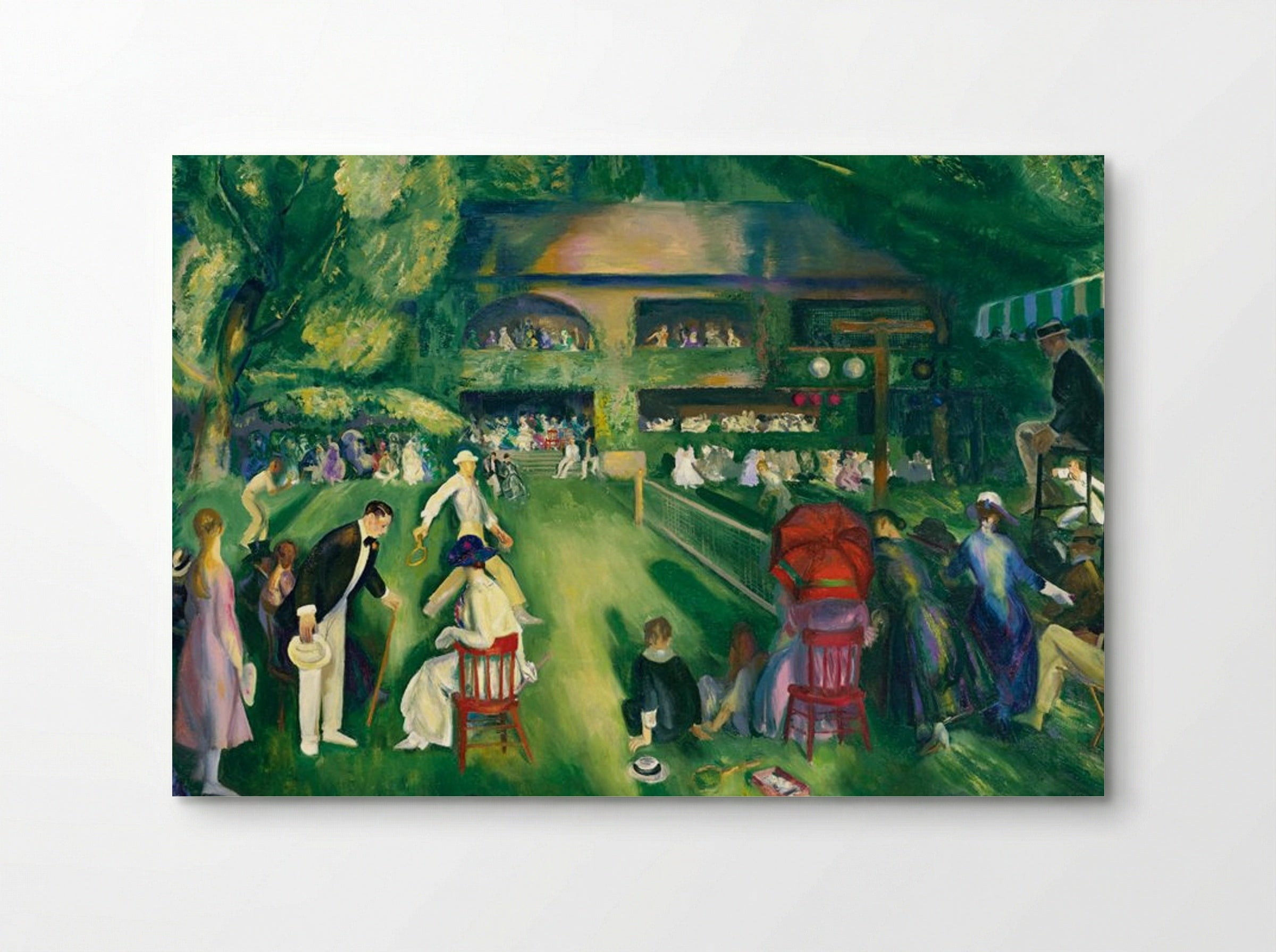 Tennis at Newport - George Bellows - Poster