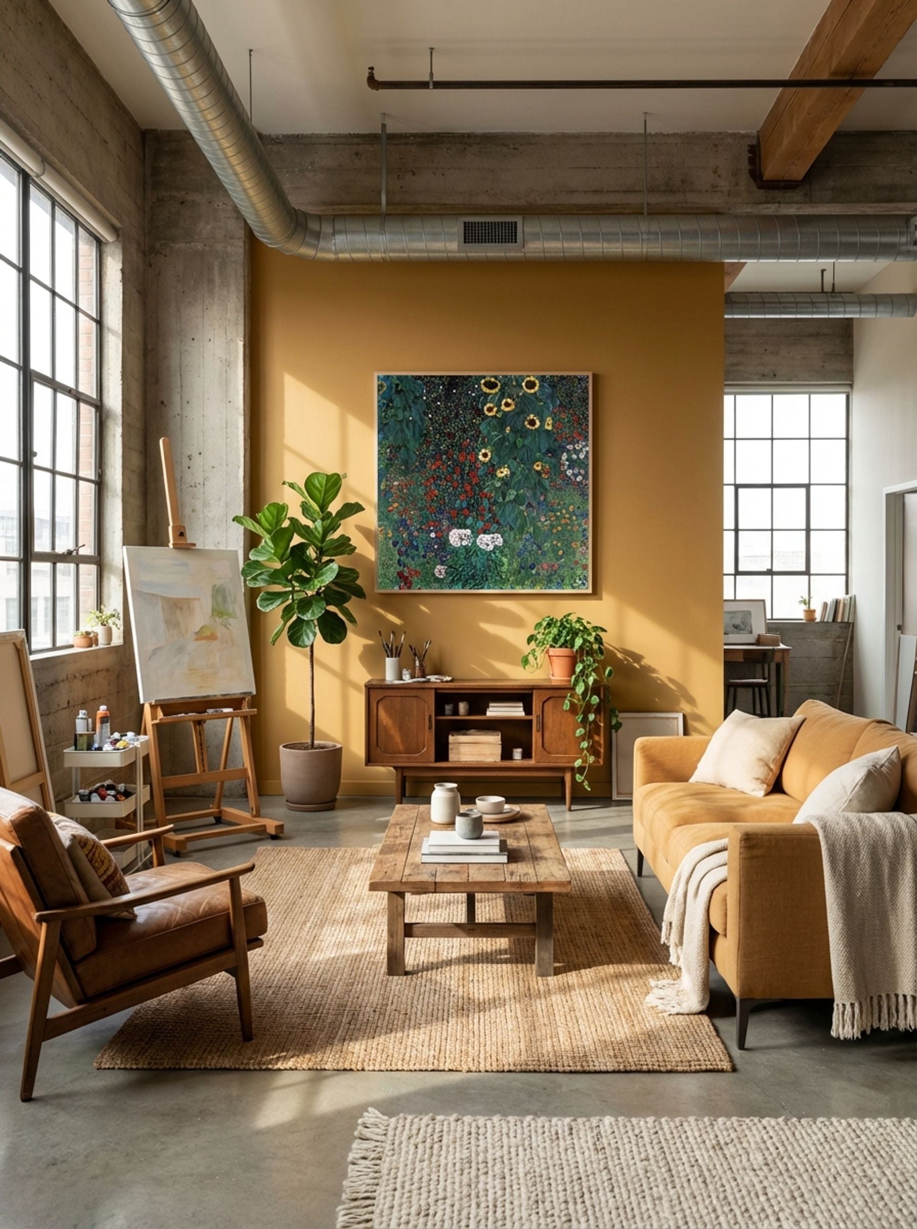 Country Garden with Sunflowers - Gustav Klimt - Lifestyle