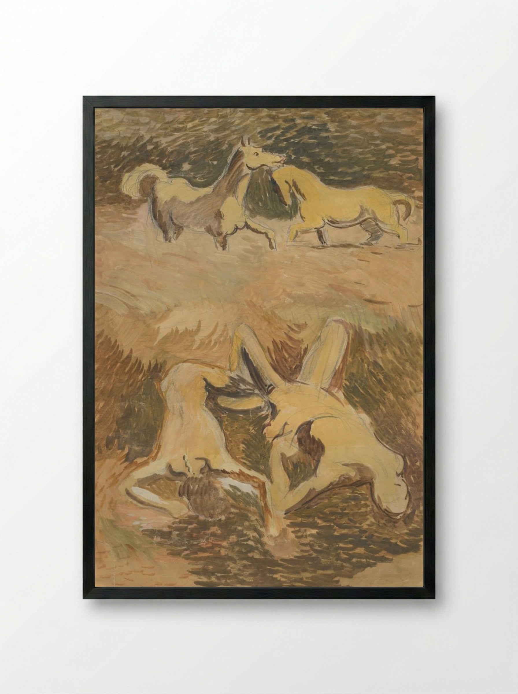 Flood - Cyprián Majerník - Framed Print Black