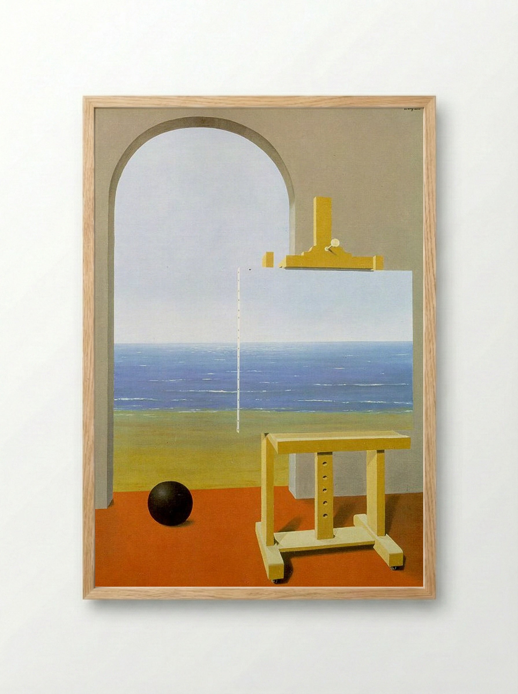 The Human Condition - René Magritte - Framed Print Wood