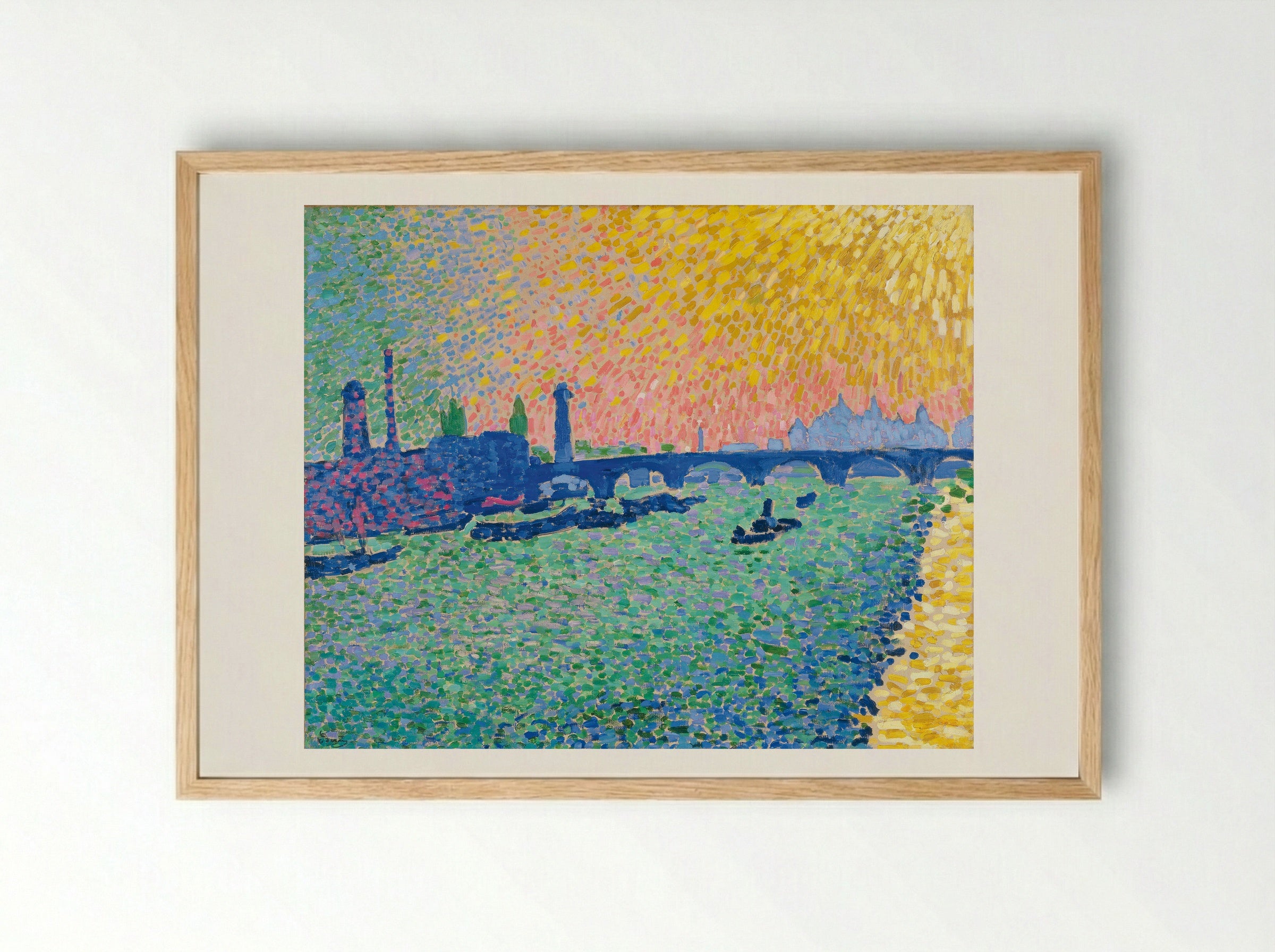 Waterloo Bridge, London - André Derain - Framed Print Wood