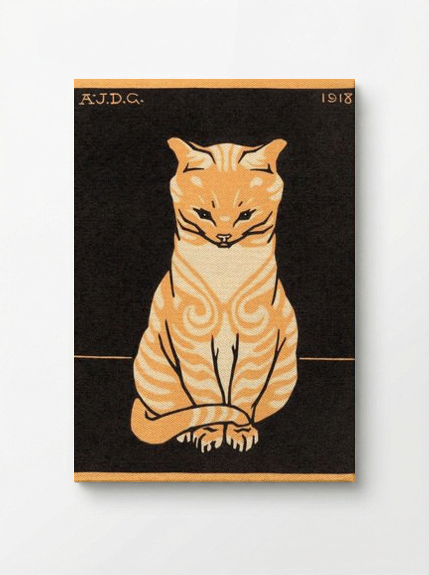 Sitting Cat - Julie de Graag - Canvas