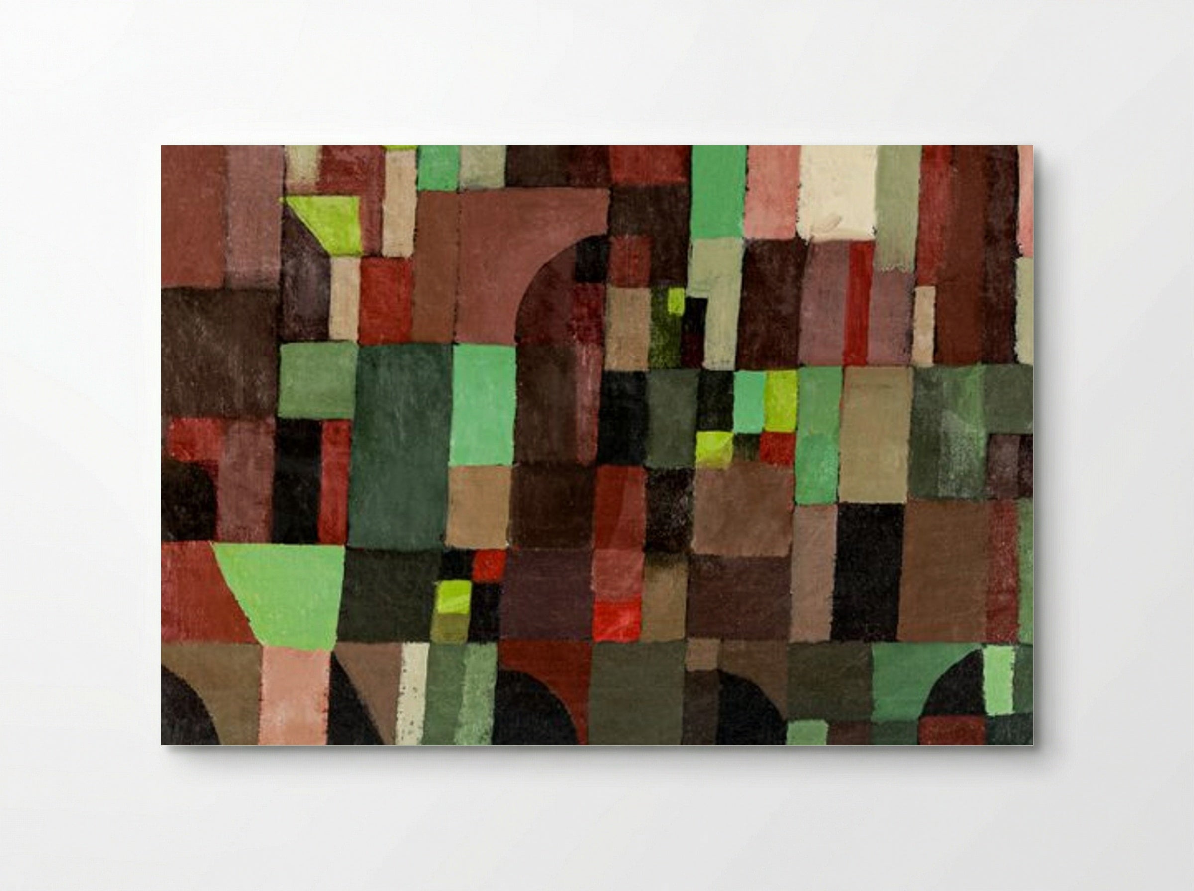 Red and Green Architecture - Paul Klee - Poster