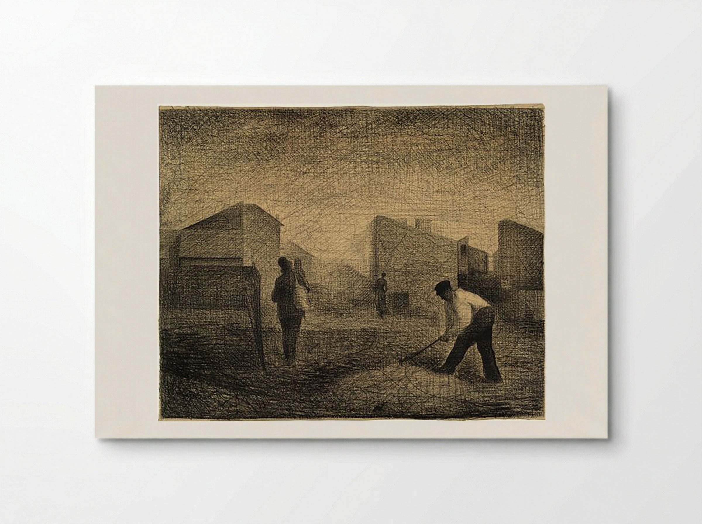 The Stone Breakers - Georges Seurat - Poster