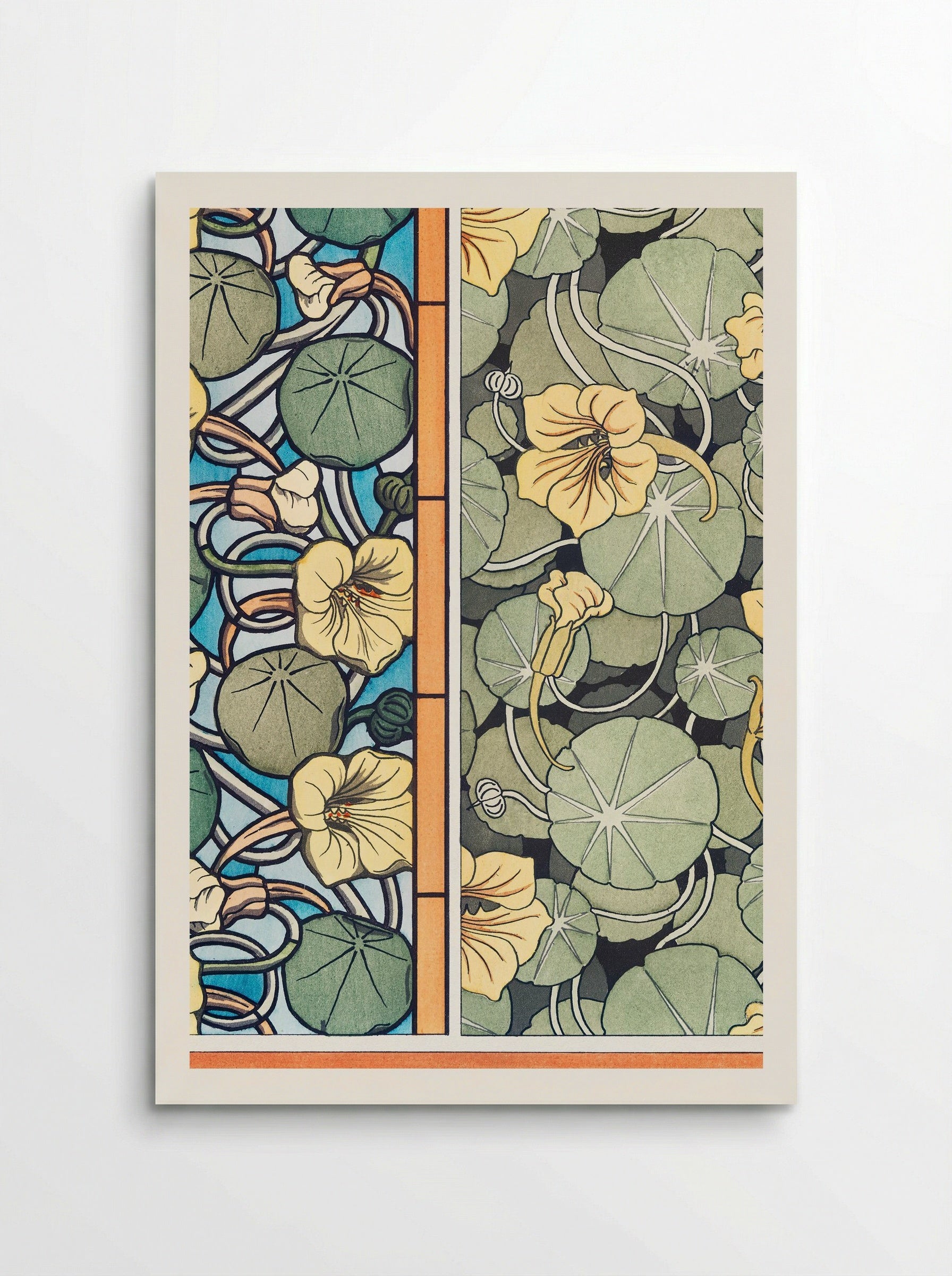 Capucine, from La Plante et ses Applications ornementales - Maurice Pillard Verneuil - Poster
