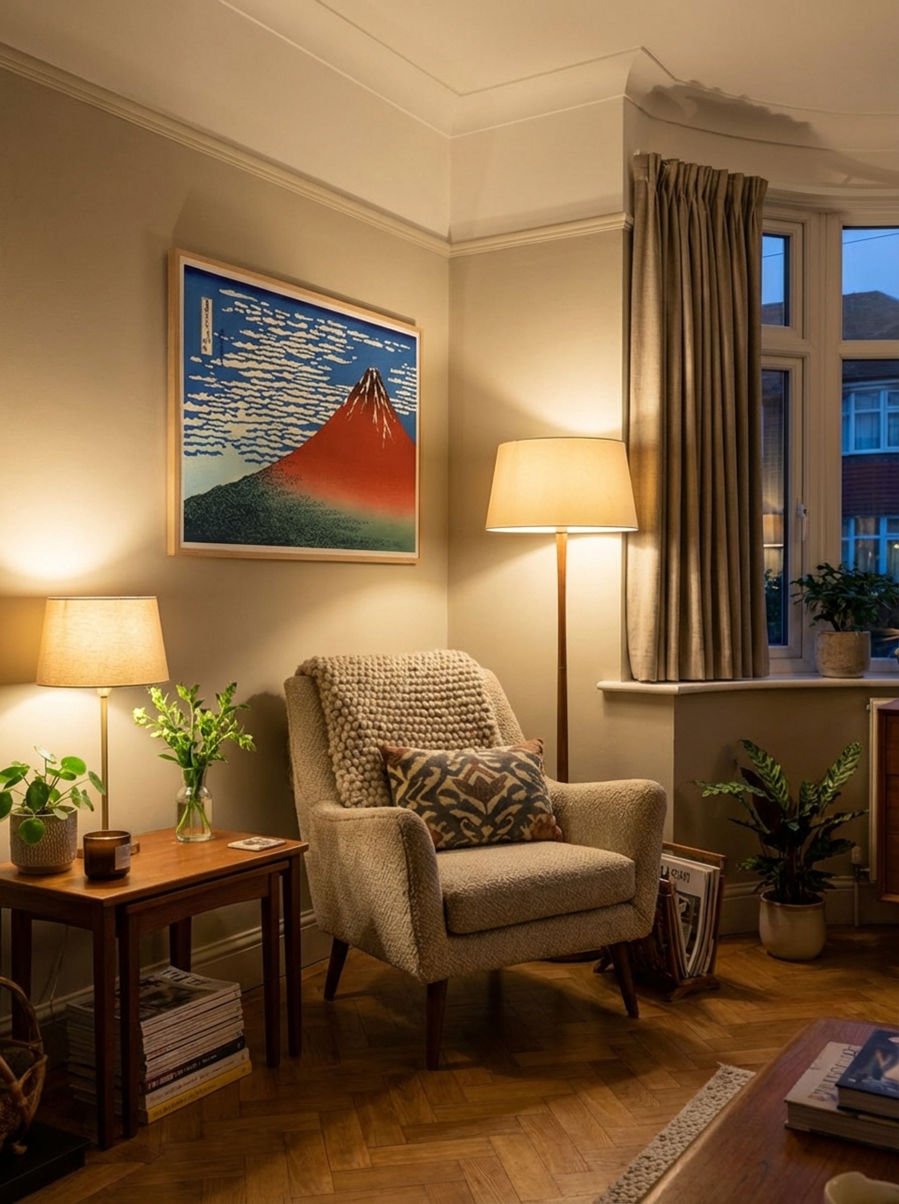 Fine Wind, Clear Morning (Red Fuji) - Katsushika Hokusai - Lifestyle