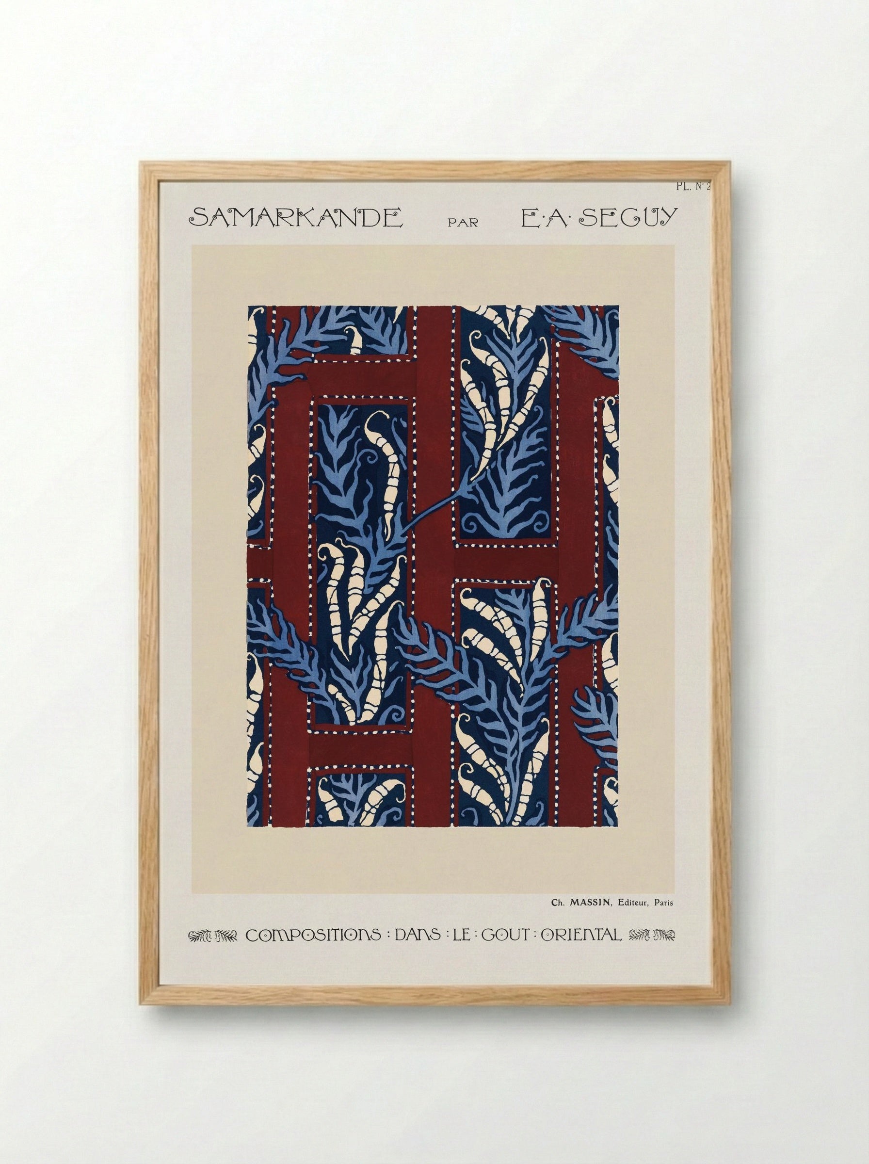 Samarkande, Plate No. 20 - Émile-Allain Séguy - Framed Print Wood