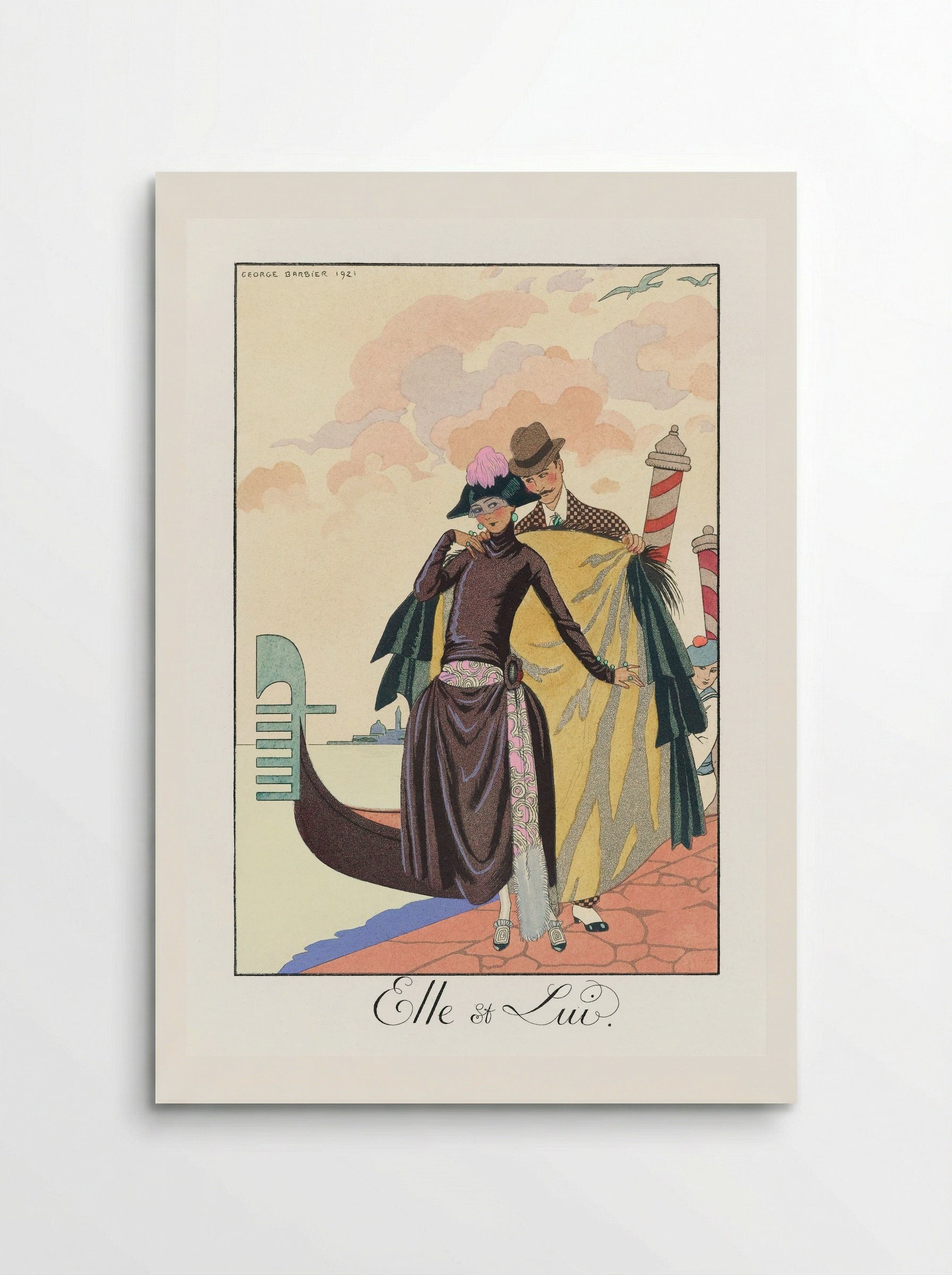 Elle et Lui - George Barbier - Poster