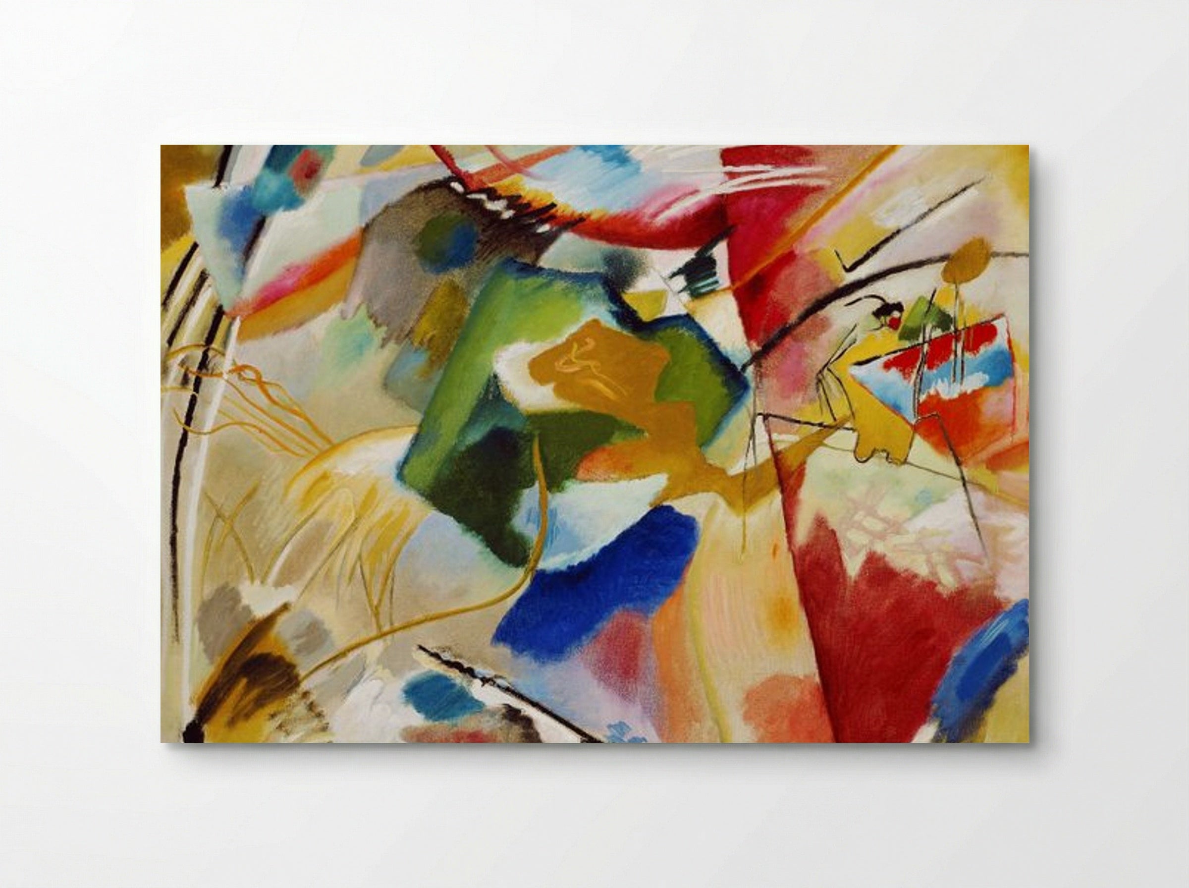 Painting with Green Centre - Wassily Kandinsky - Poster