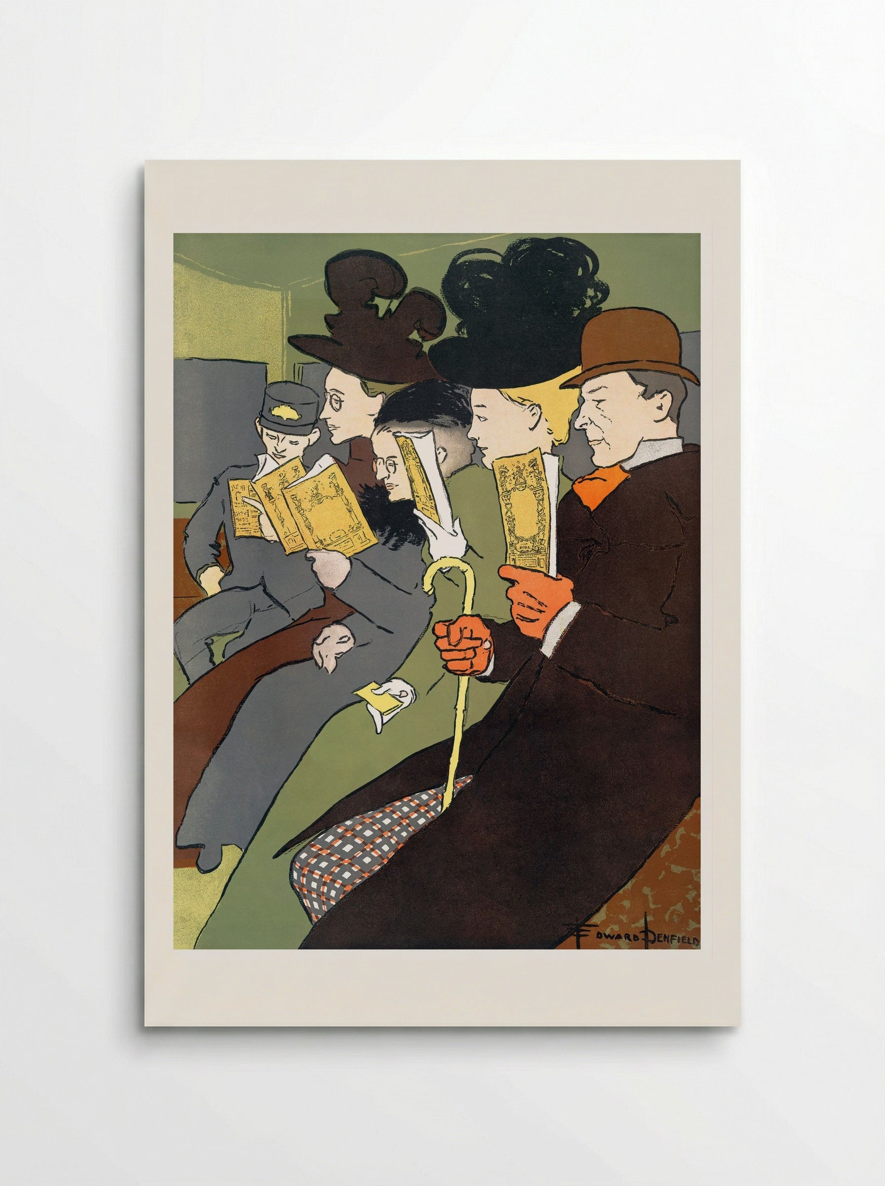 People Reading Books - Edward Penfield - Poster