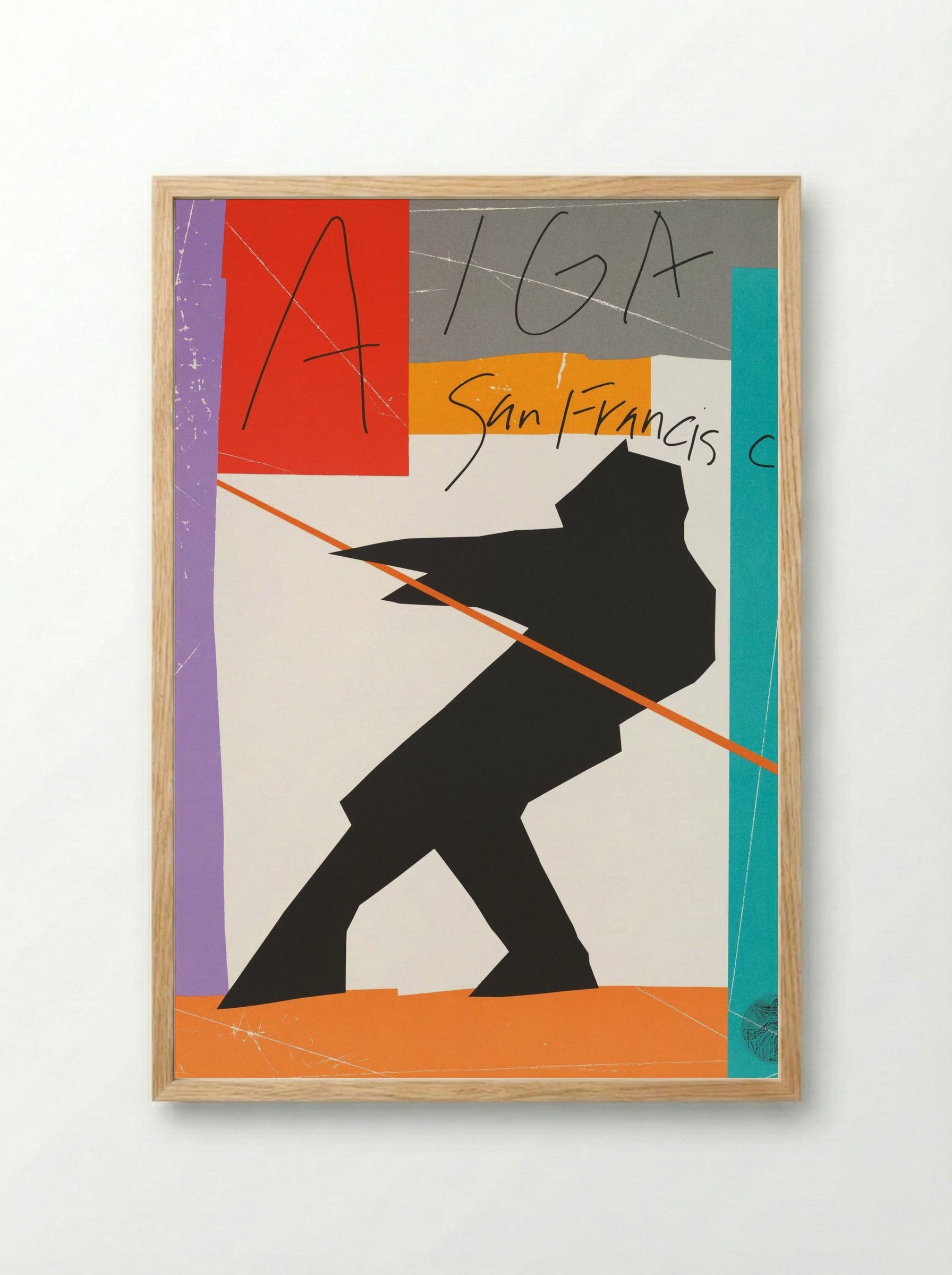 AIGA San Francisco - Michael Manwaring - Framed Print Wood