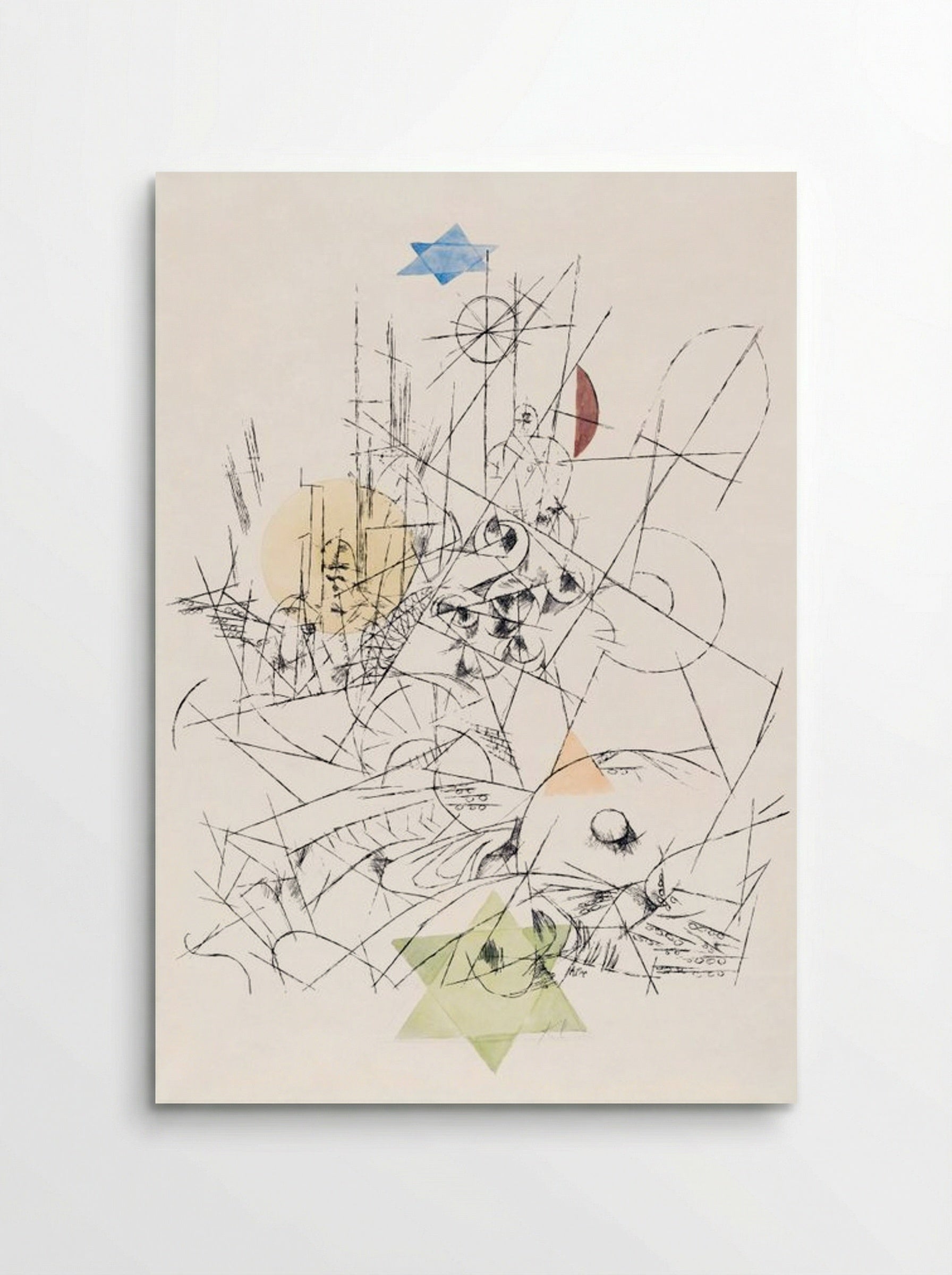 Hope and Destruction (Zerstörung und Hoffnung) - Paul Klee - Poster