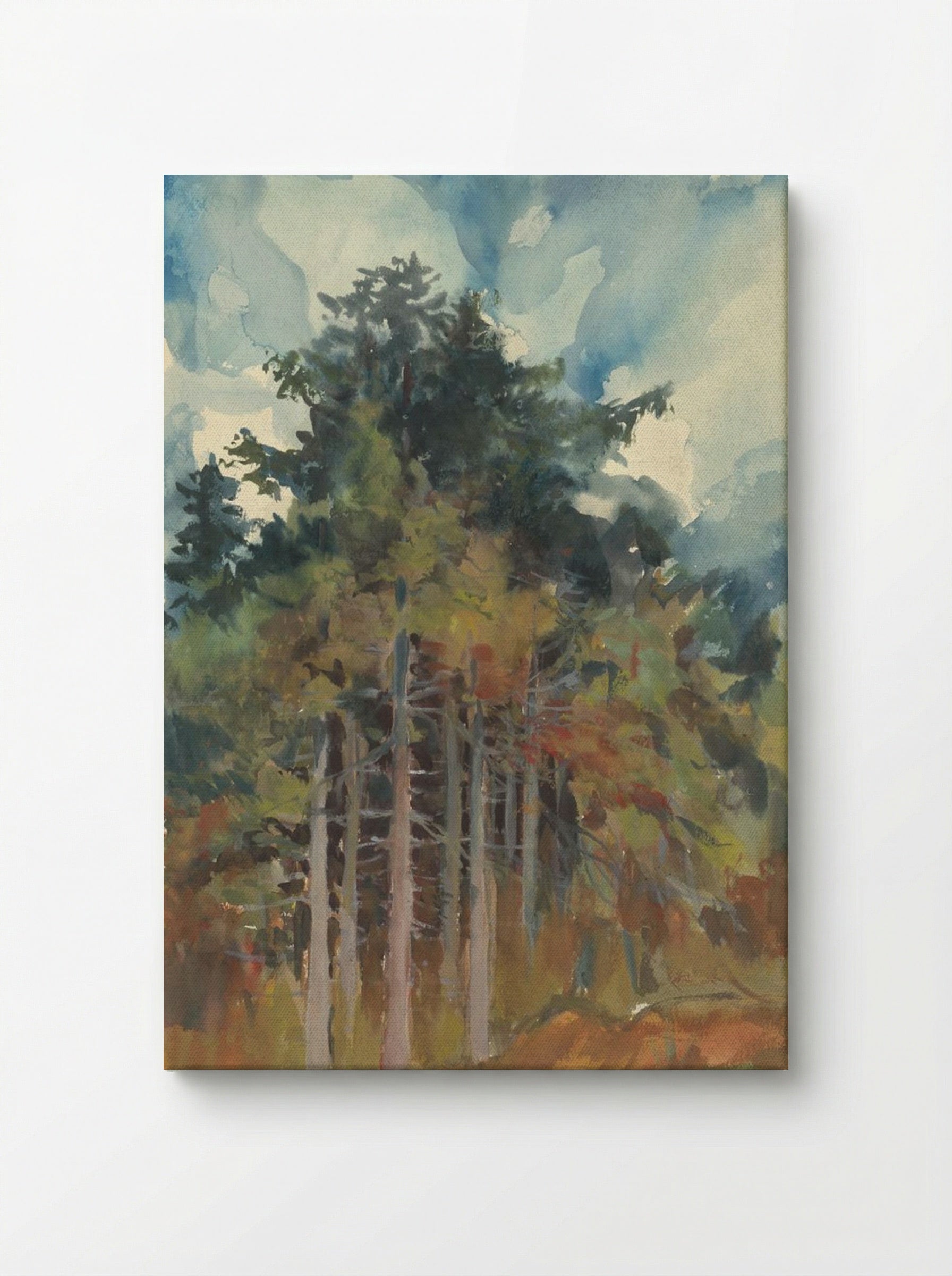 In the Forest in Autumn - Zolo Palugyay - Canvas
