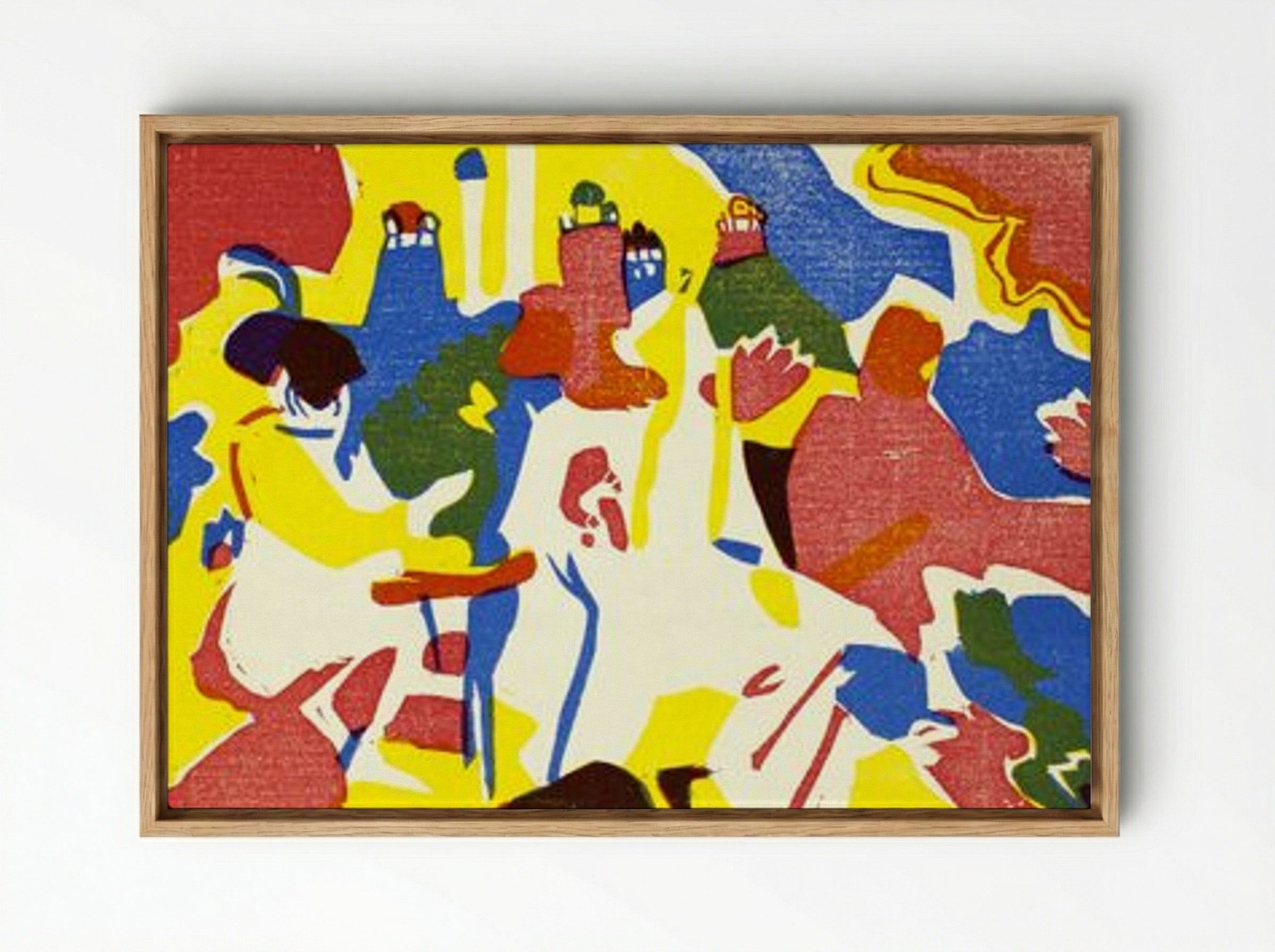 Klänge - Wassily Kandinsky - Framed Canvas Wood