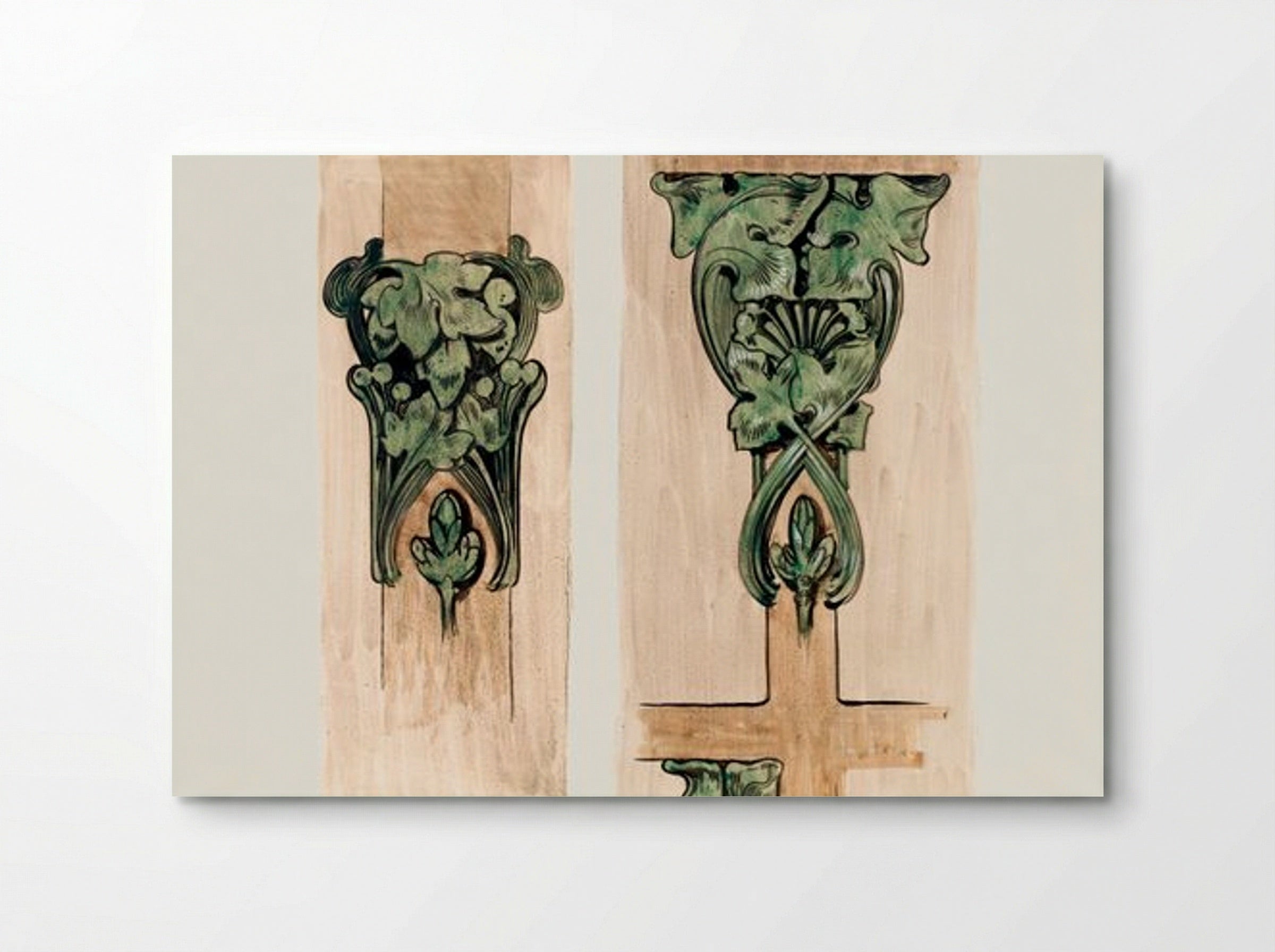 Bronze Capitals for the Interior of the Fouquet Boutique - Alphonse Mucha - Poster