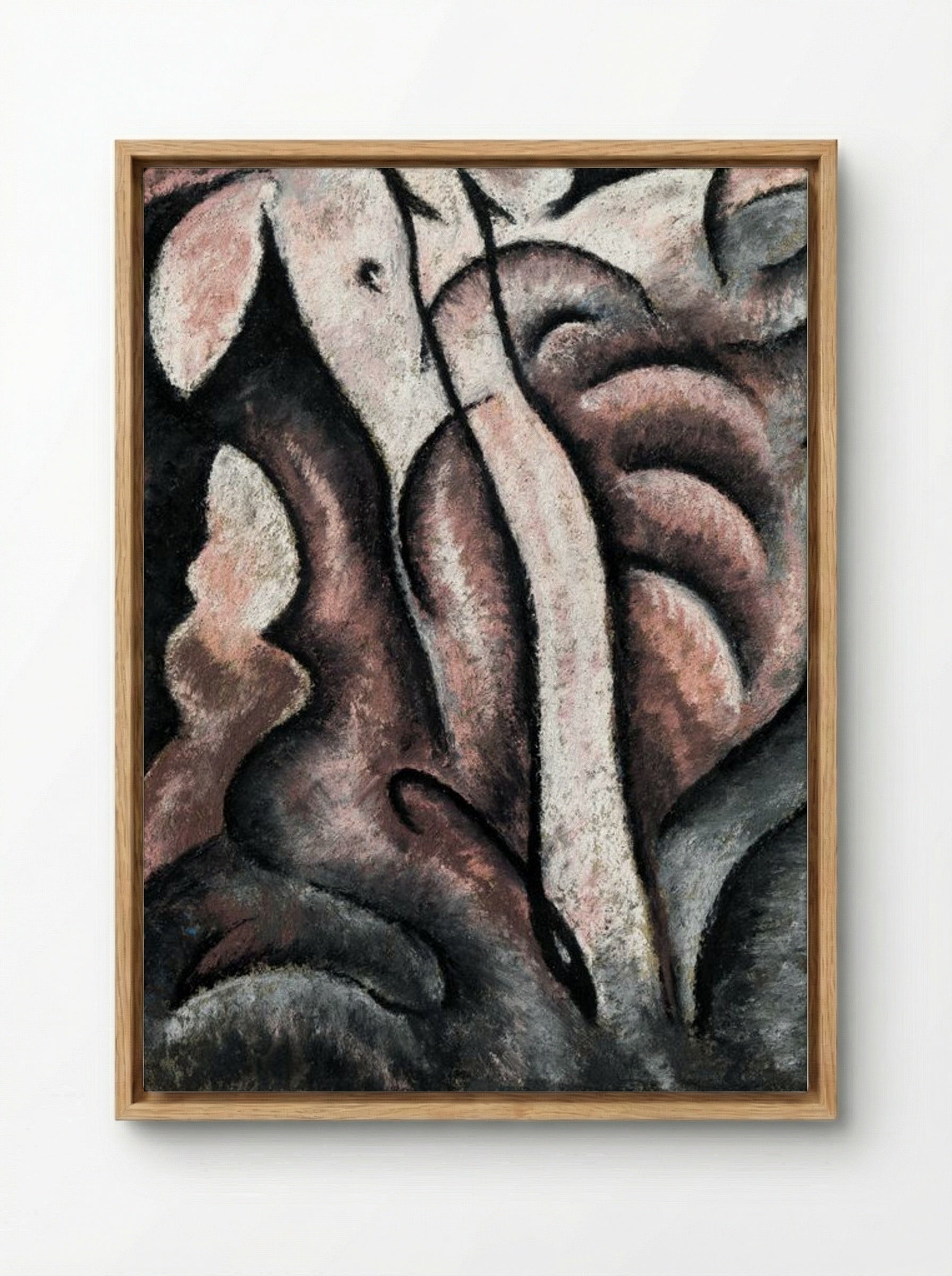 Sentimental Music (ca.) - Arthur Dove - Framed Canvas Wood