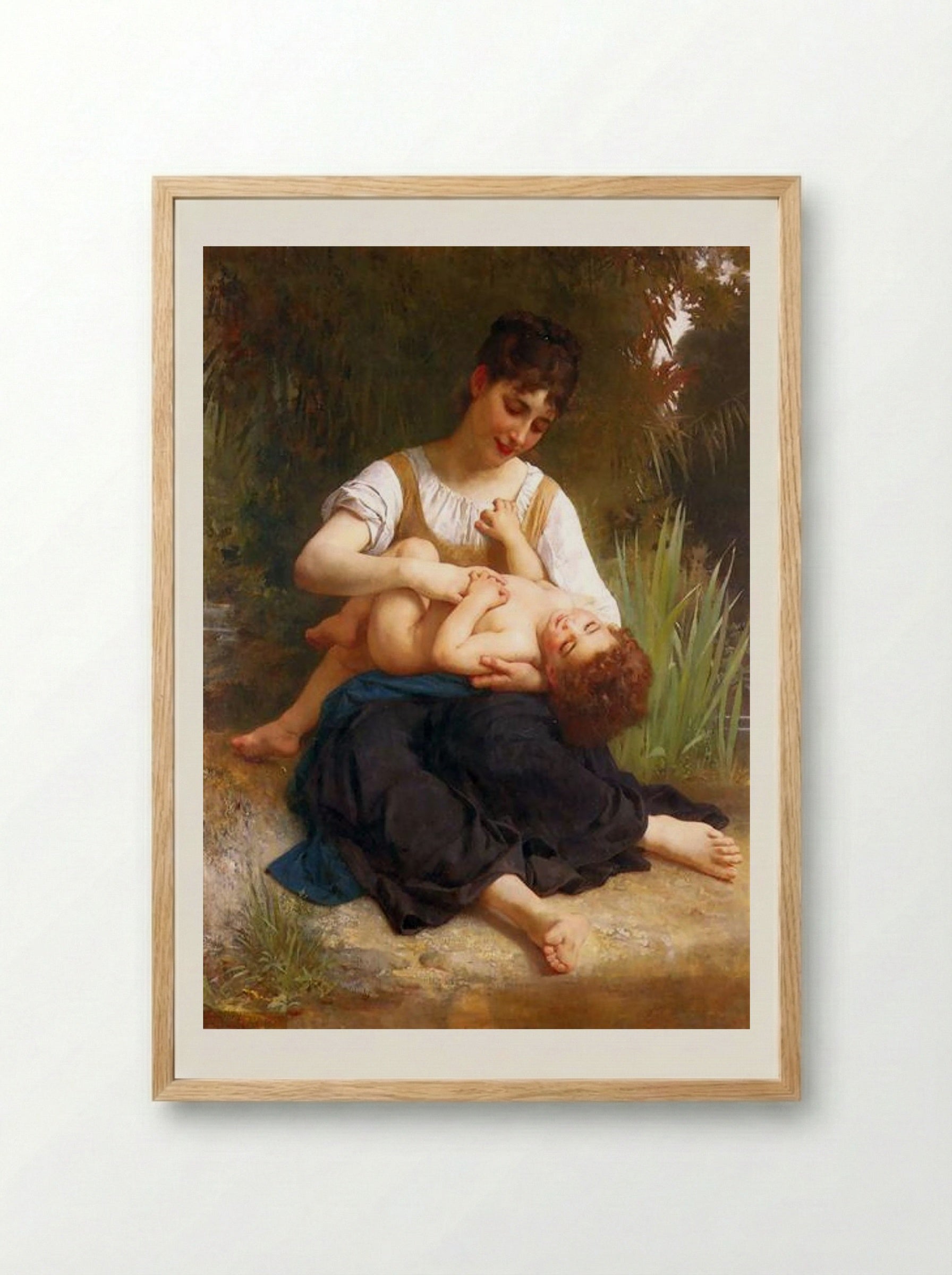 Adolphus Child And Teen - William-Adolphe Bouguereau - Framed Print Wood
