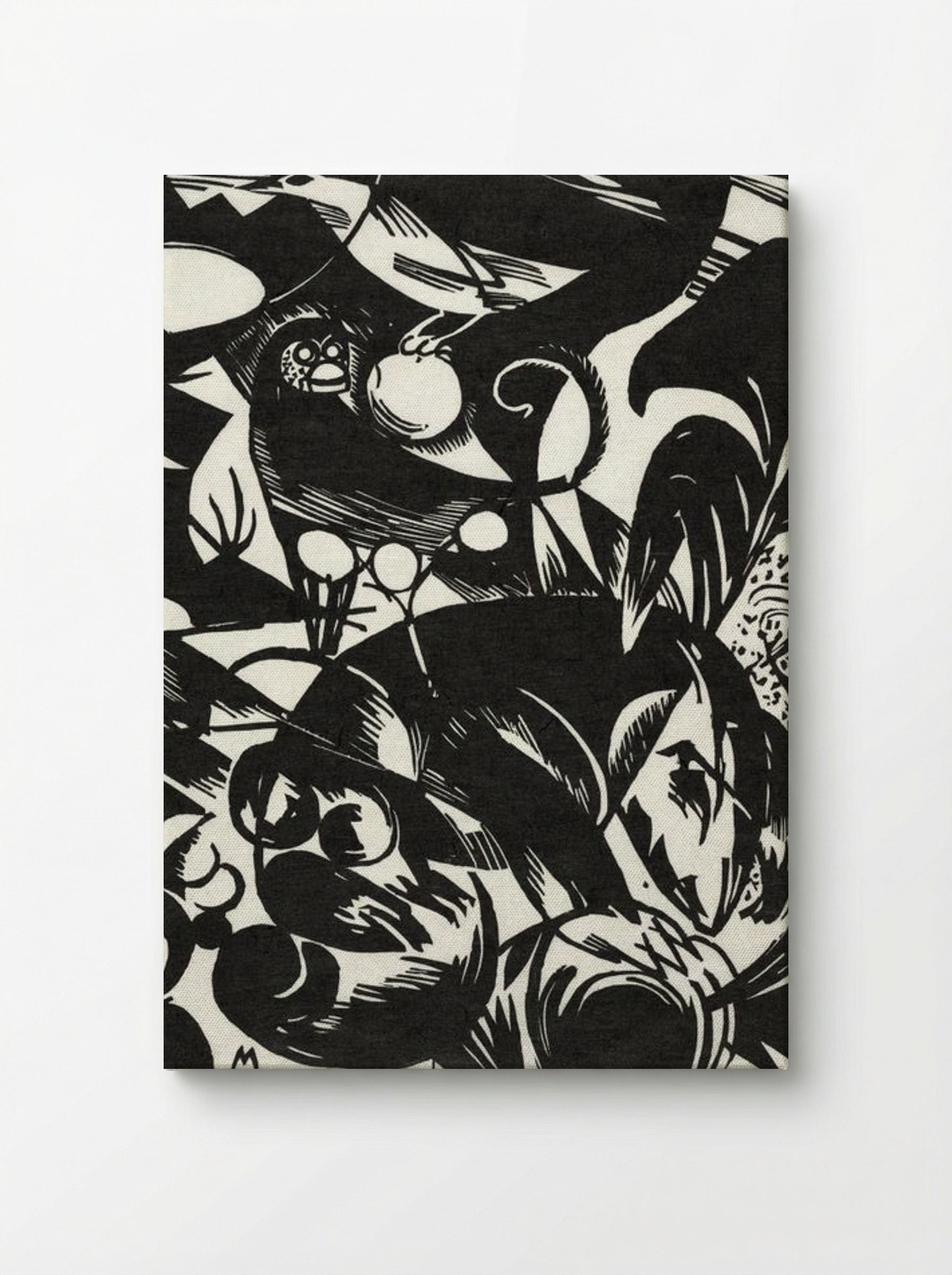 Birds and Fruit - Franz Marc - Canvas