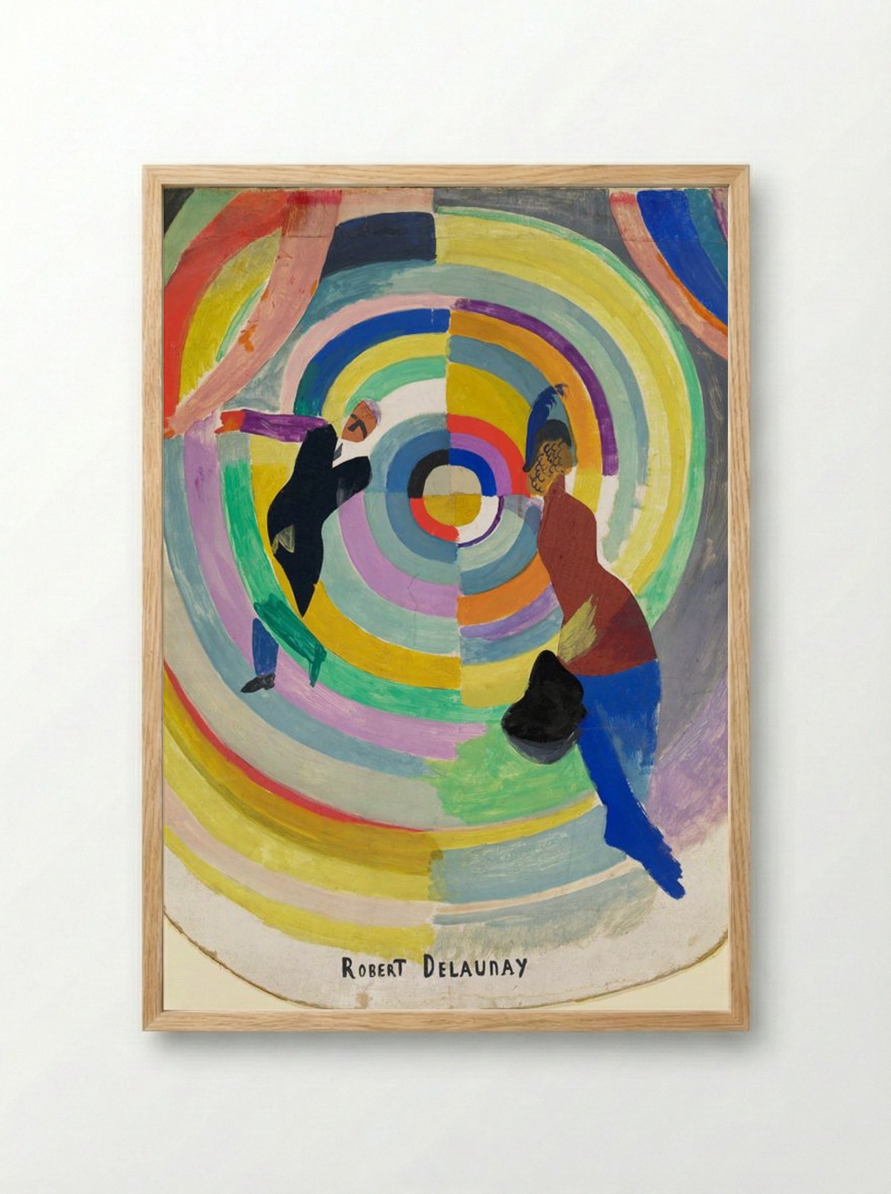 Political Drama - Robert Delaunay - Framed Print Wood