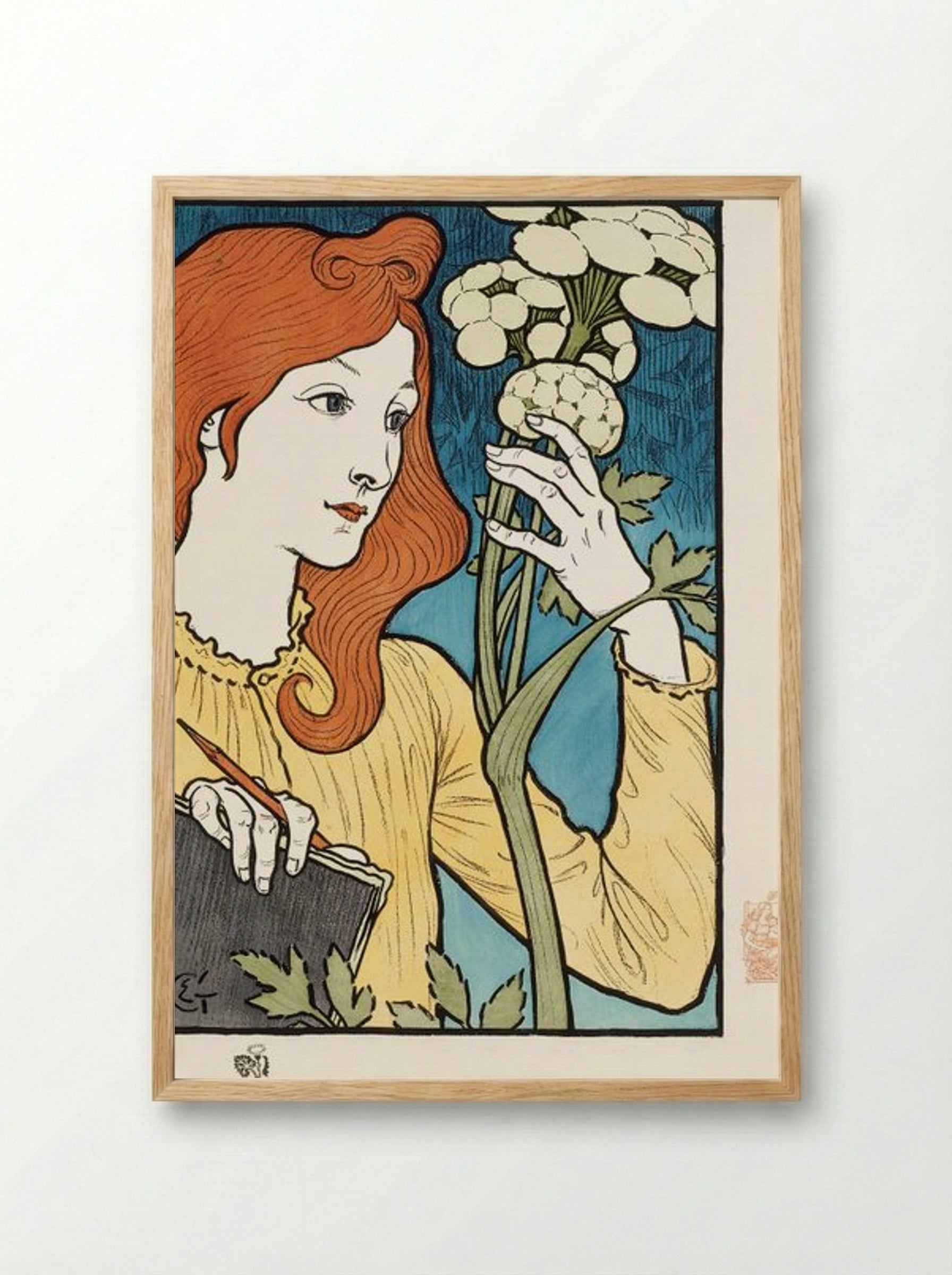 Salon des Cent, 1894 - Eugène Grasset - Framed Print Wood