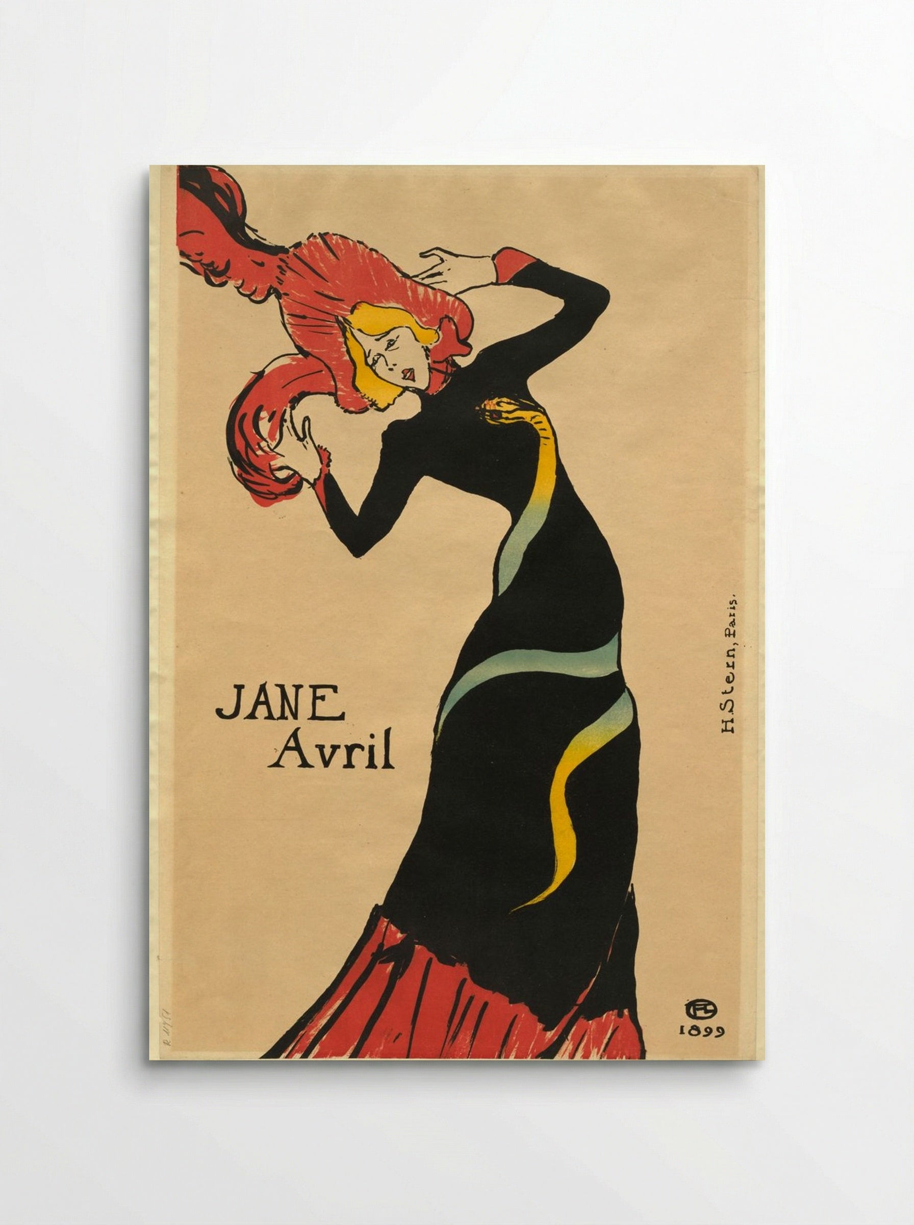 Jane Avril - Henri de Toulouse-Lautrec - Poster