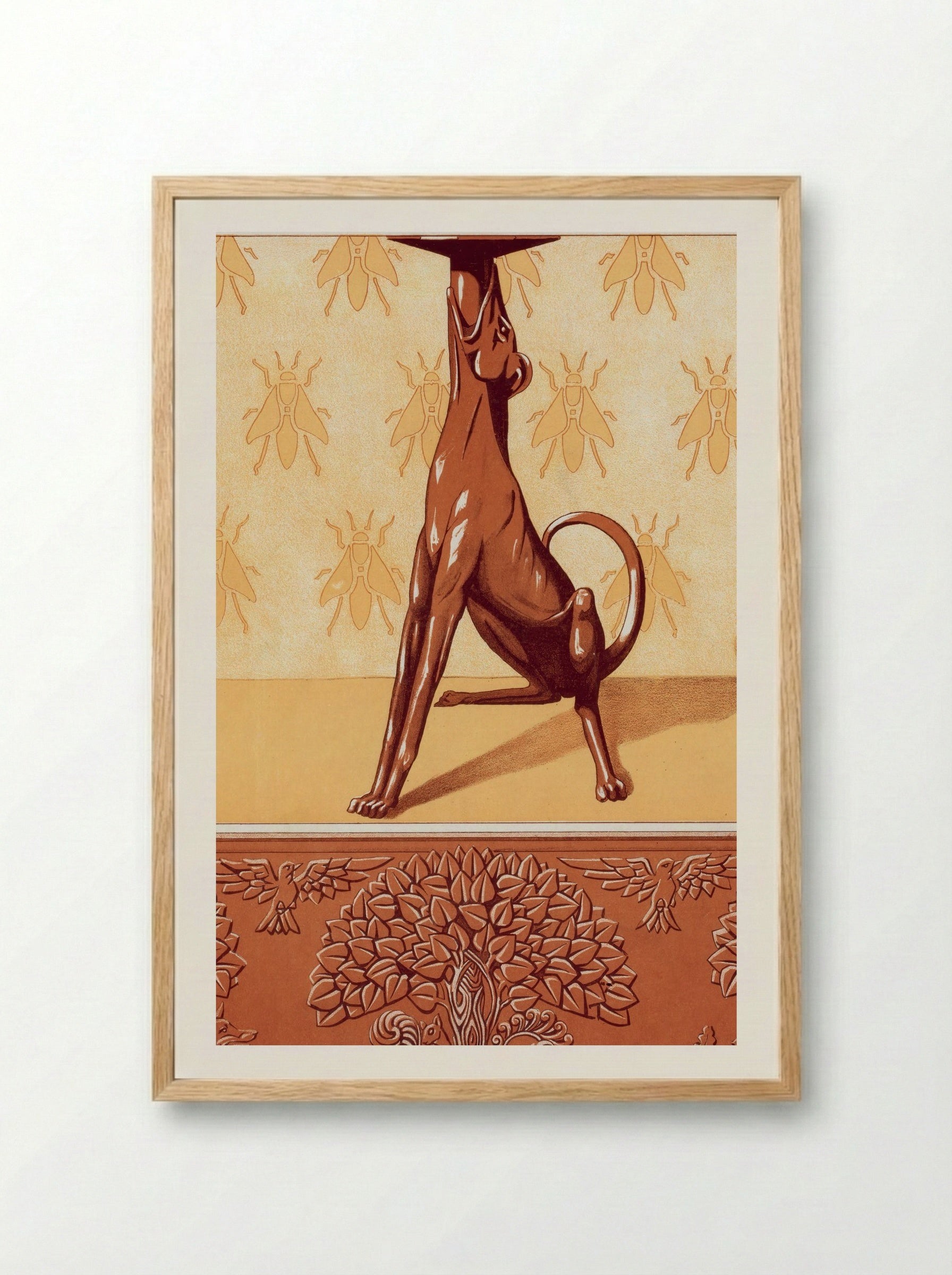 L'Animal dans la Décoration, Plate 26 - Fine Art Print - Framed Print Wood