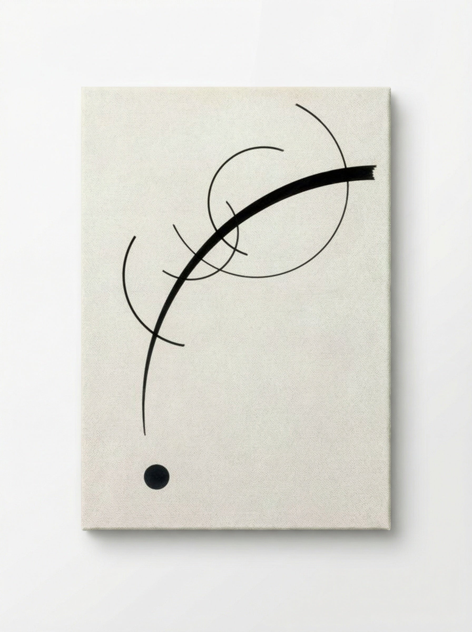 Point and Line to Plane - Wassily Kandinsky - Canvas