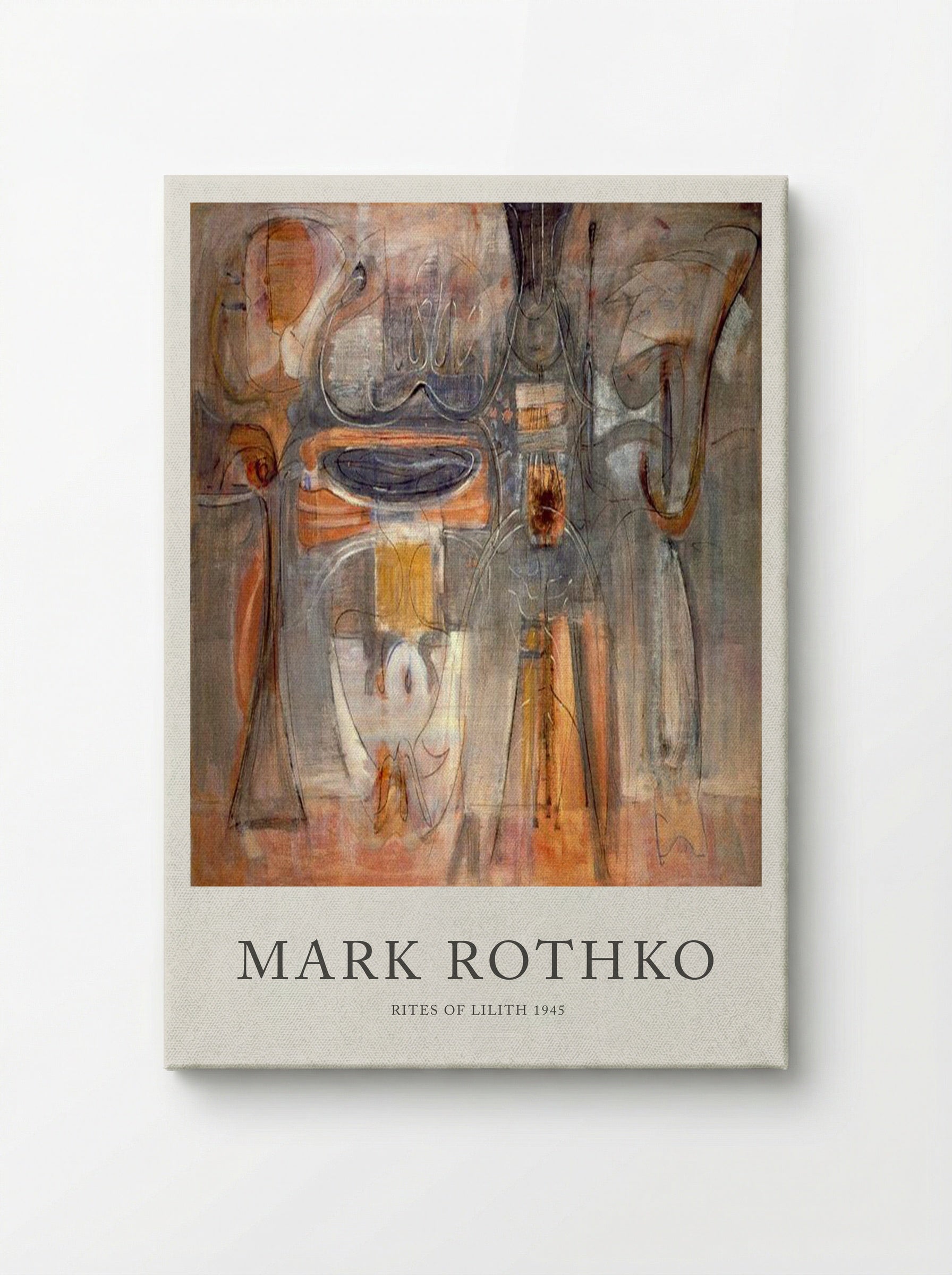 Rites of Lilith - Mark Rothko - Canvas