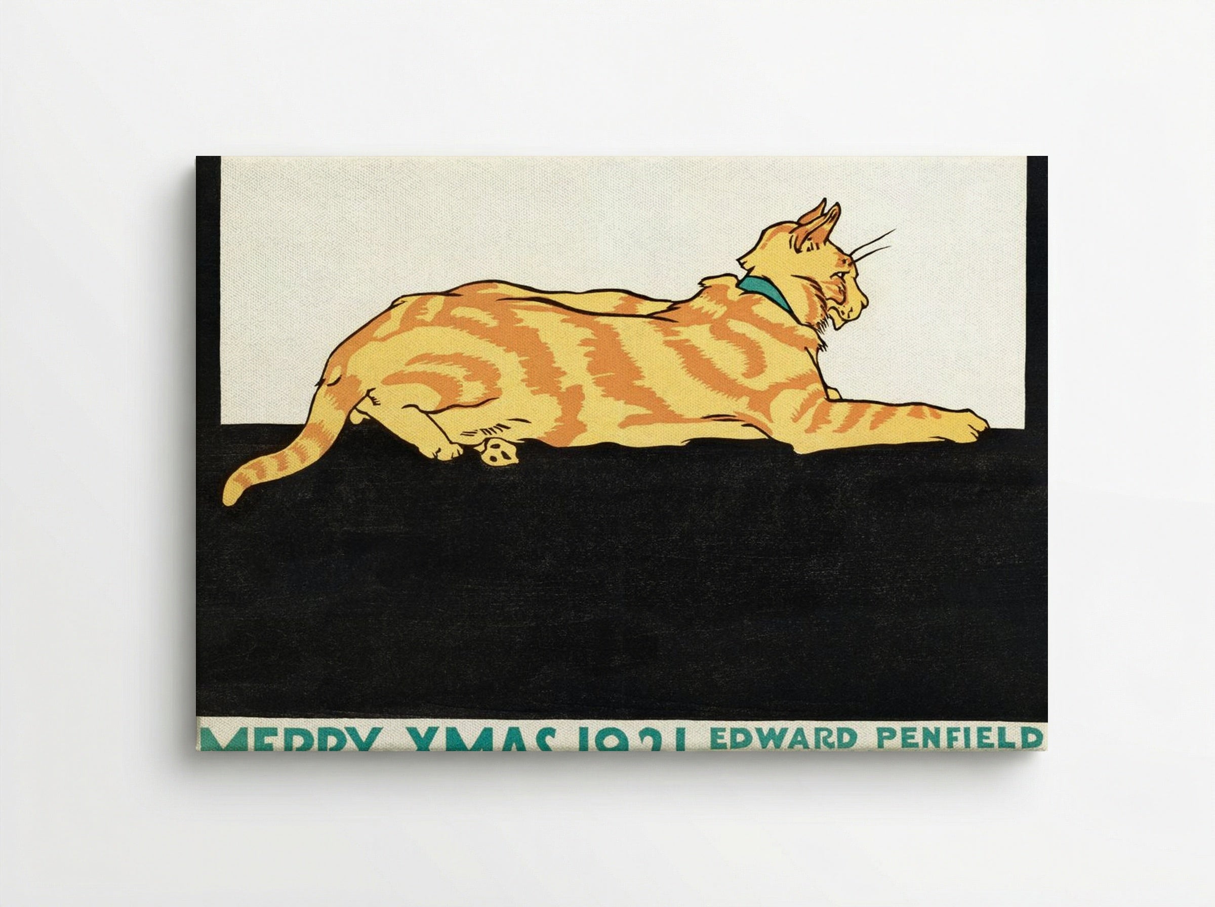 Merry Xmas 1921 - Edward Penfield - Canvas