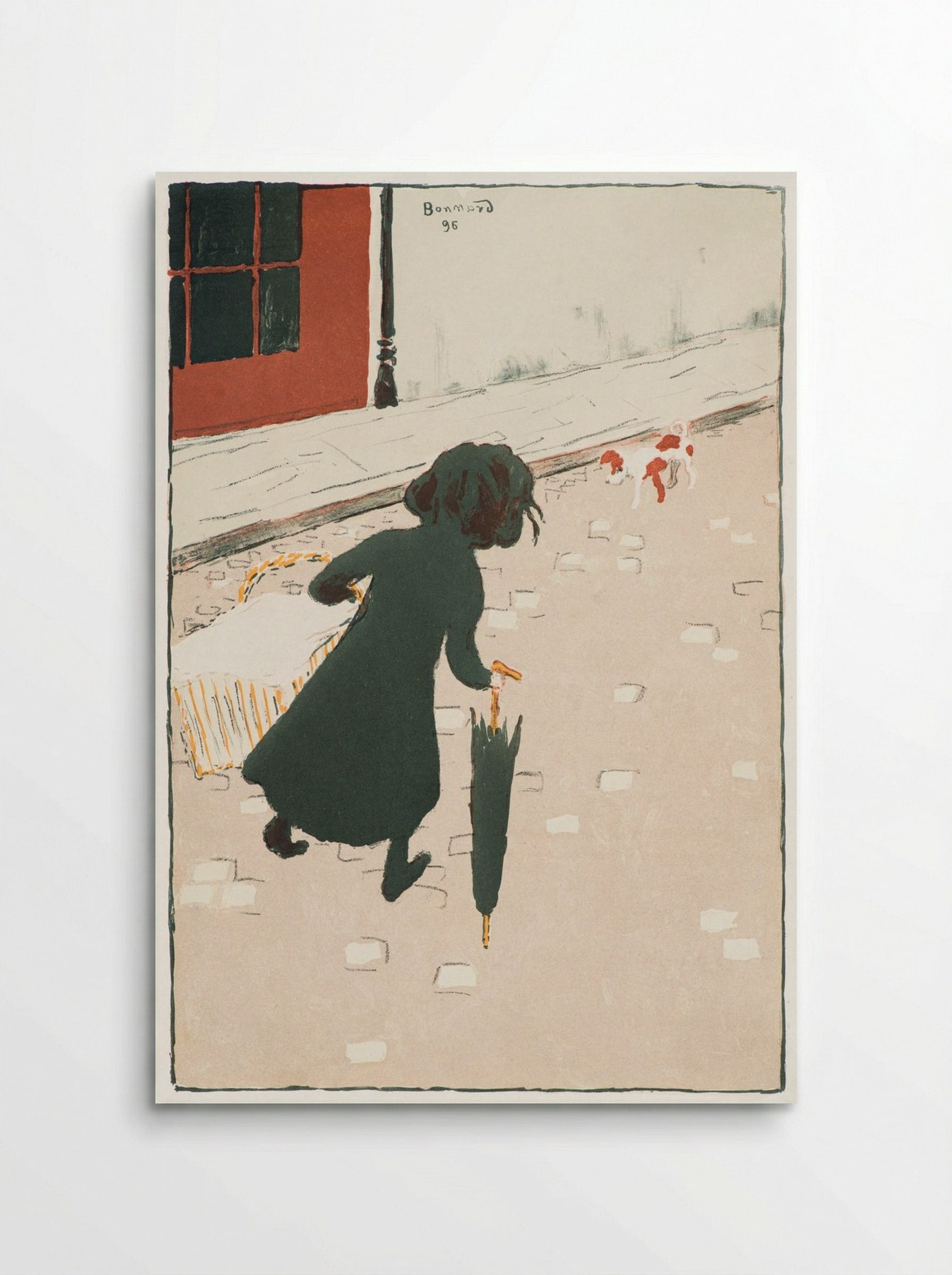 The Little Laundress - Pierre Bonnard - Poster