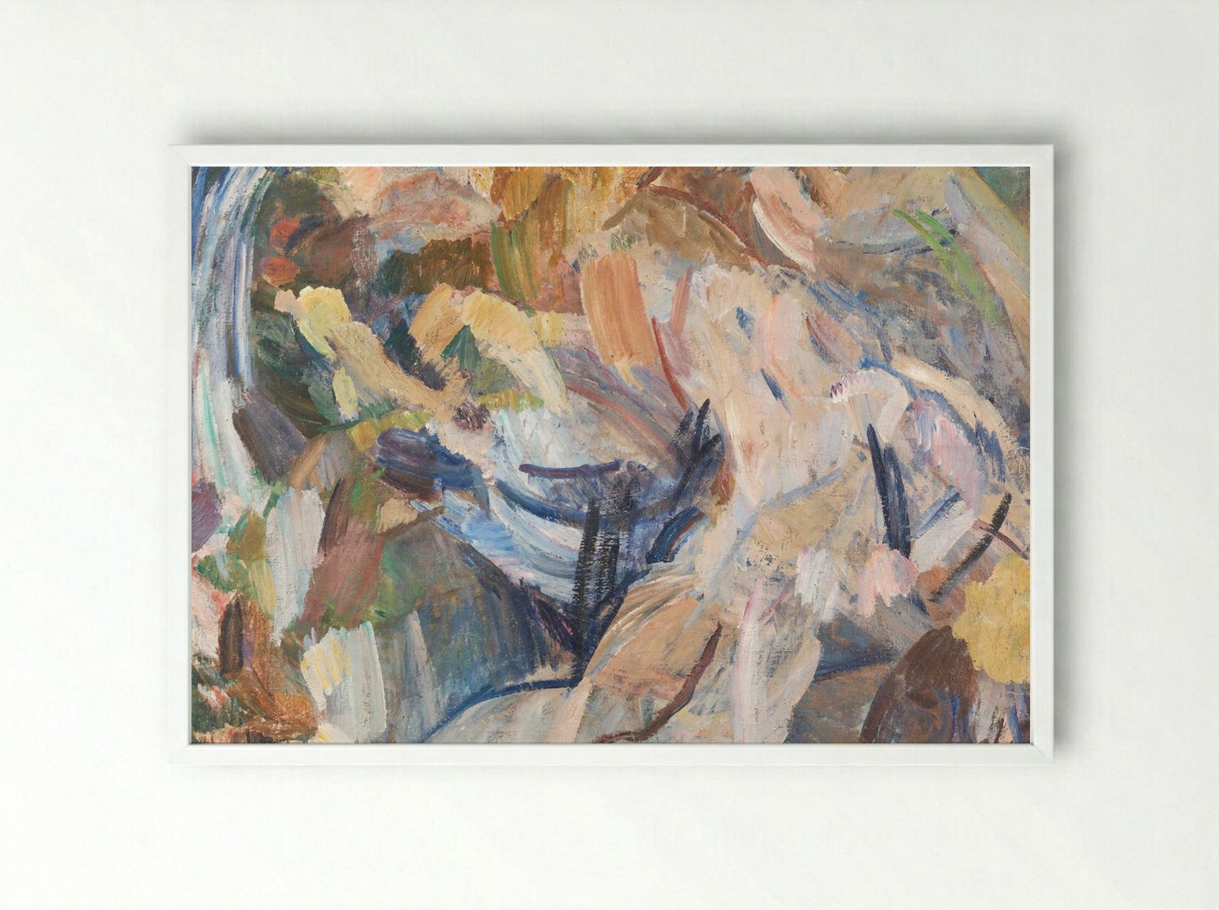 Romantic Fantasy - Edvard Weie - Framed Print White