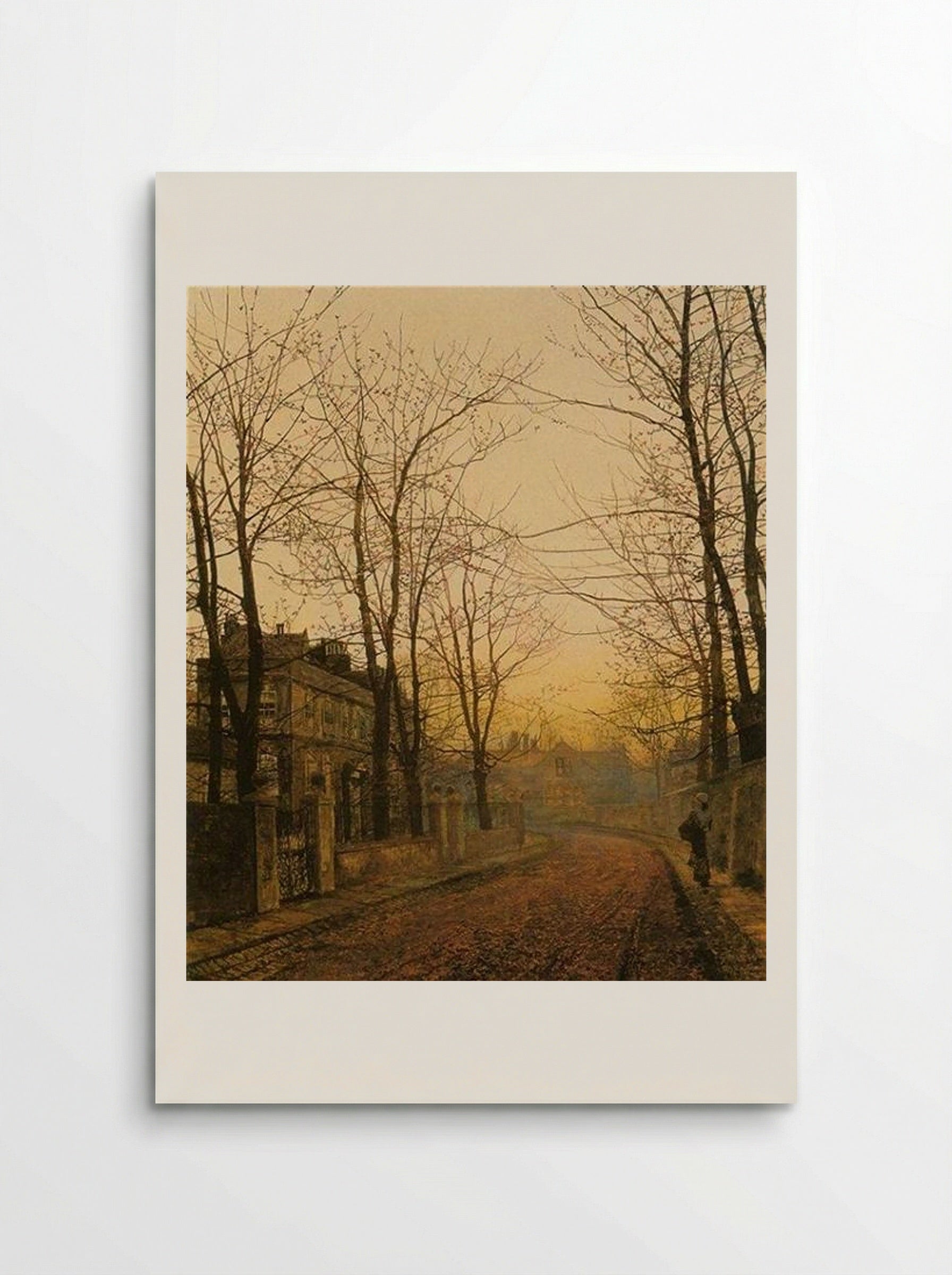 An Autumn Idyll - John Atkinson Grimshaw - Poster