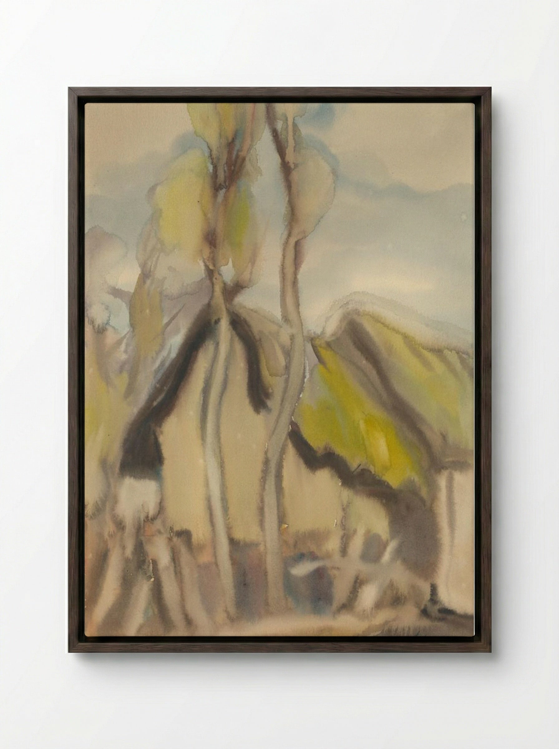 Cottage - Zolo Palugyay - Framed Canvas Dark Wood