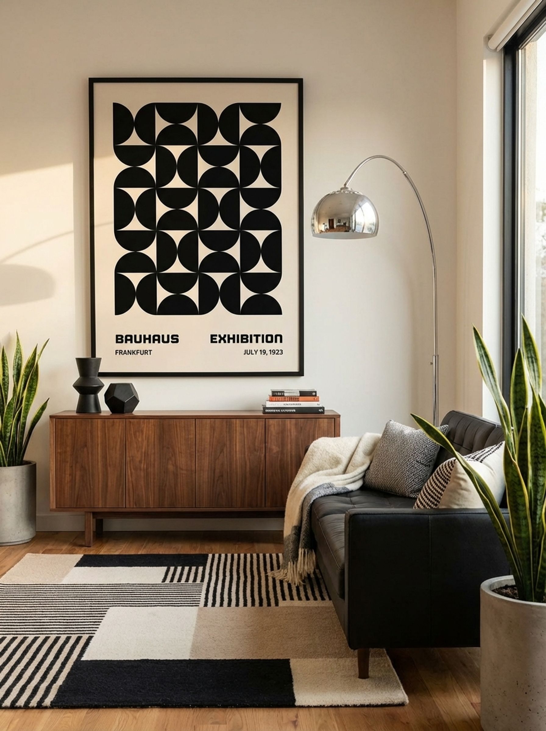 Bauhaus Modular Geometry - Black Edition (1923 Frankfurt) - Lifestyle
