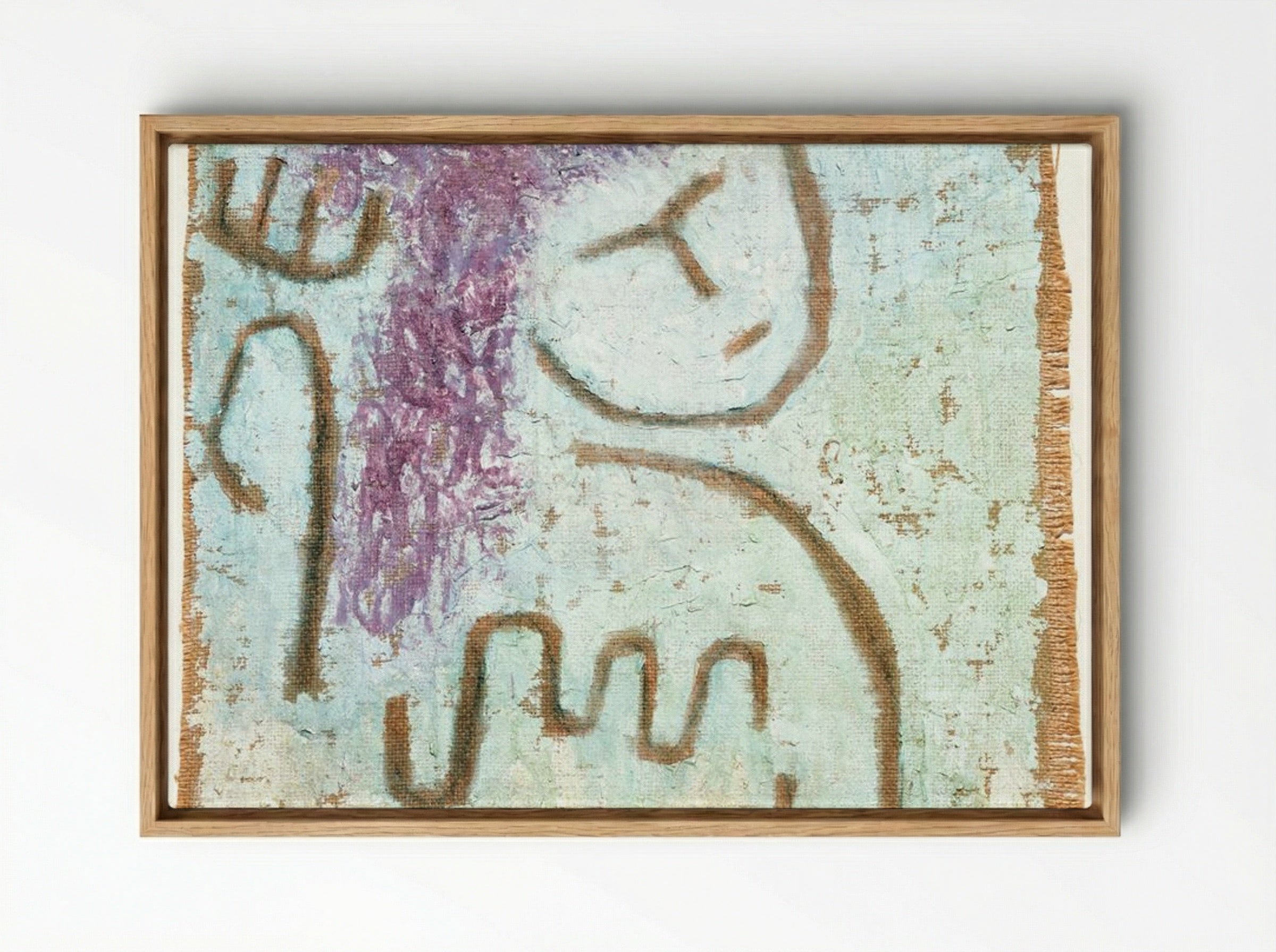Little Hope - Paul Klee - Framed Canvas Wood