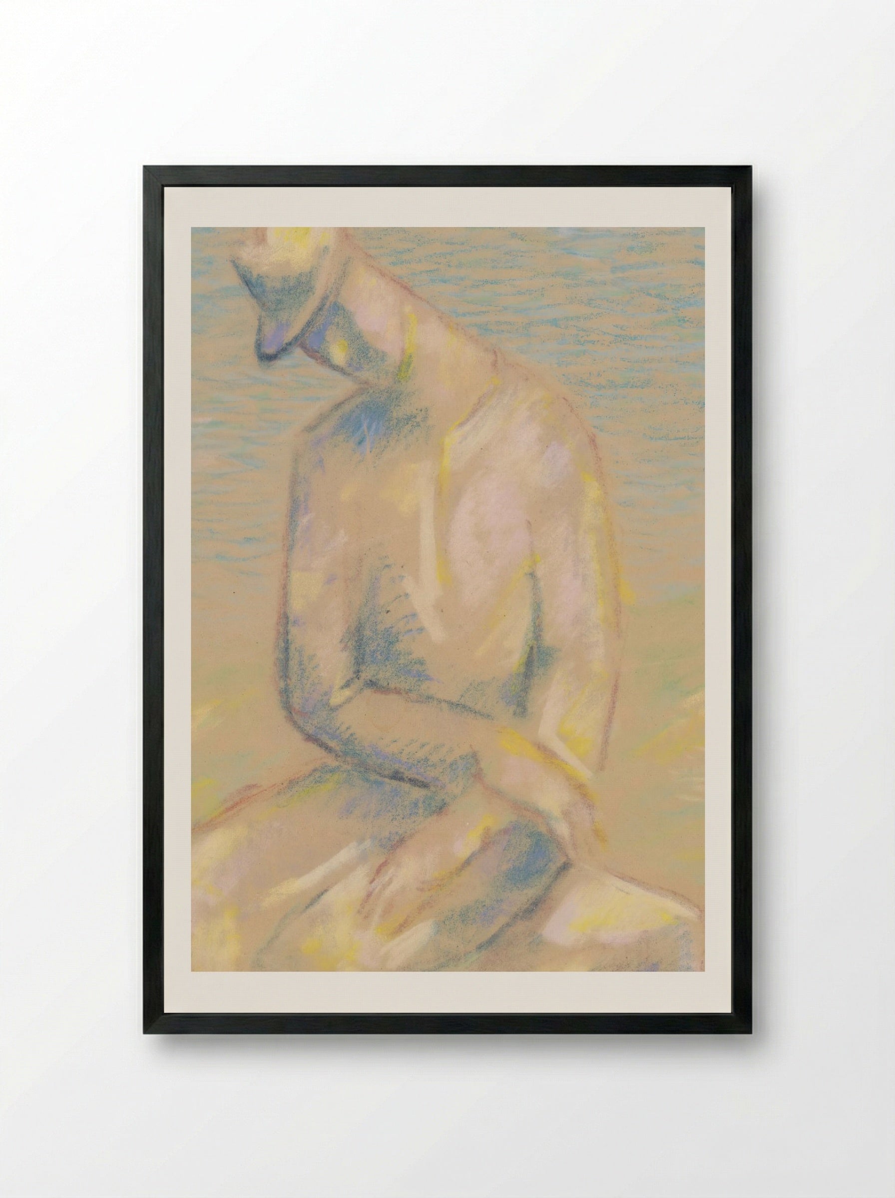 Emigrant - Mikuláš Galanda - Framed Print Black