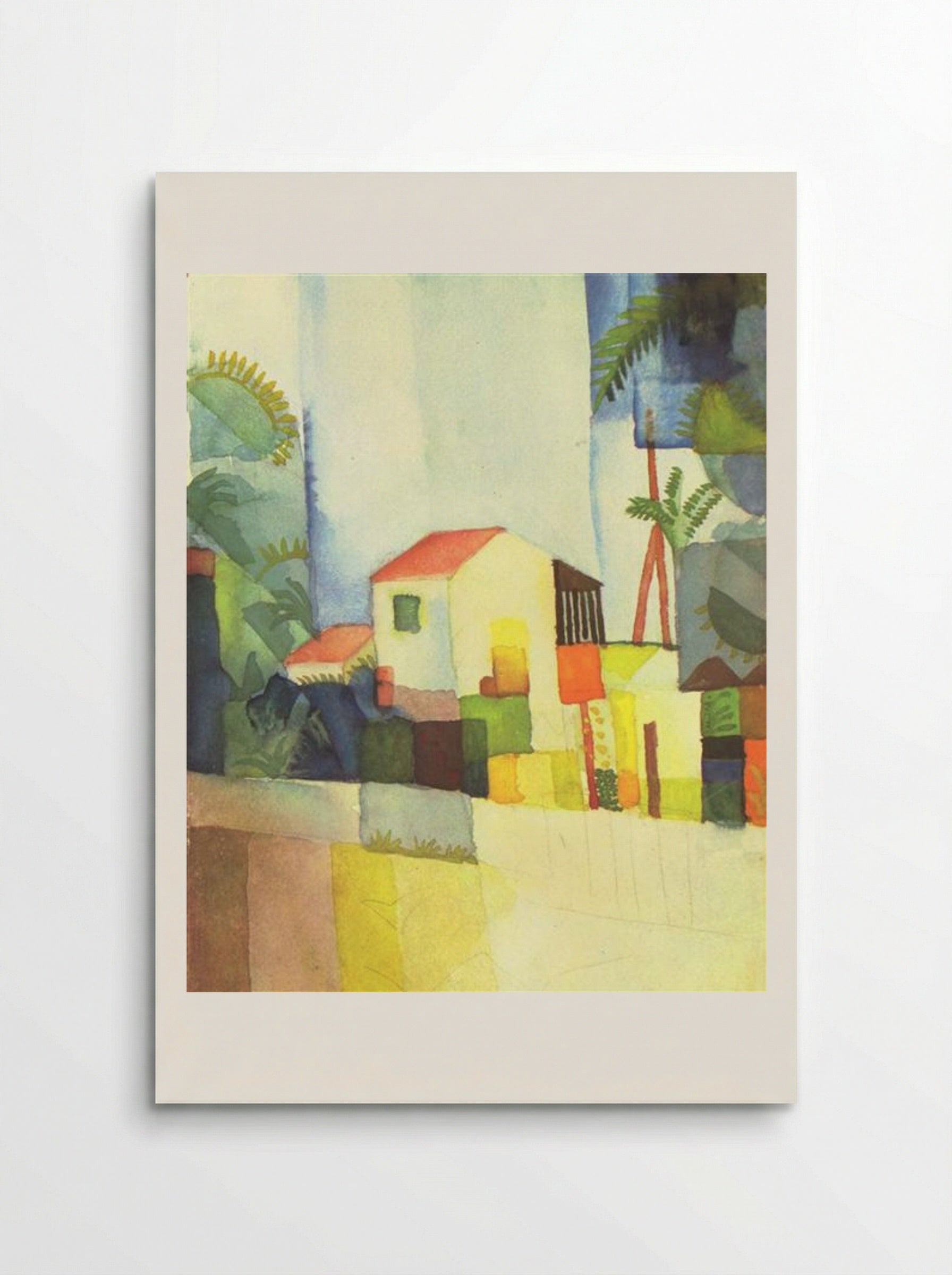 Bright House - August Macke - Poster