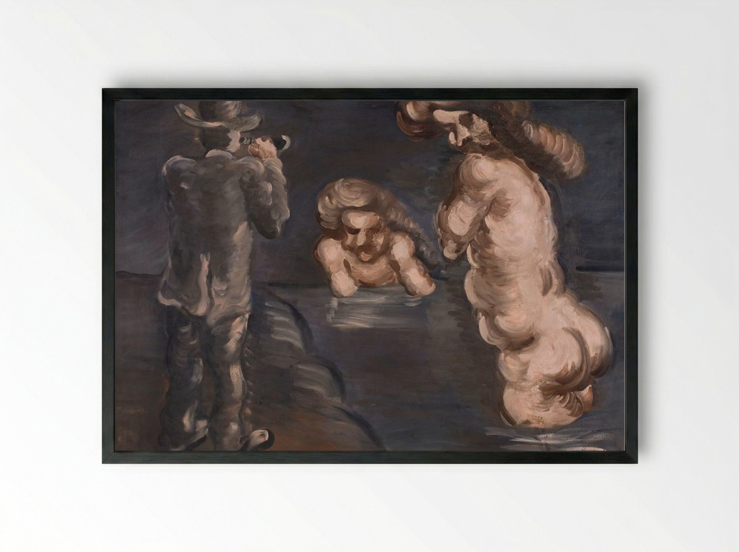 The Man Who Sees Everything - Vilhelm Lundstrøm - Framed Print Black